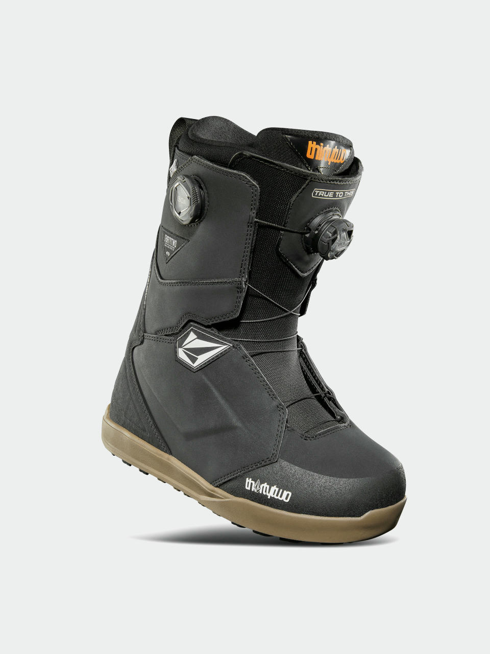 Womens ThirtyTwo Snowboard boots Lashed Double Boa X Volcom (black/grey/gum)