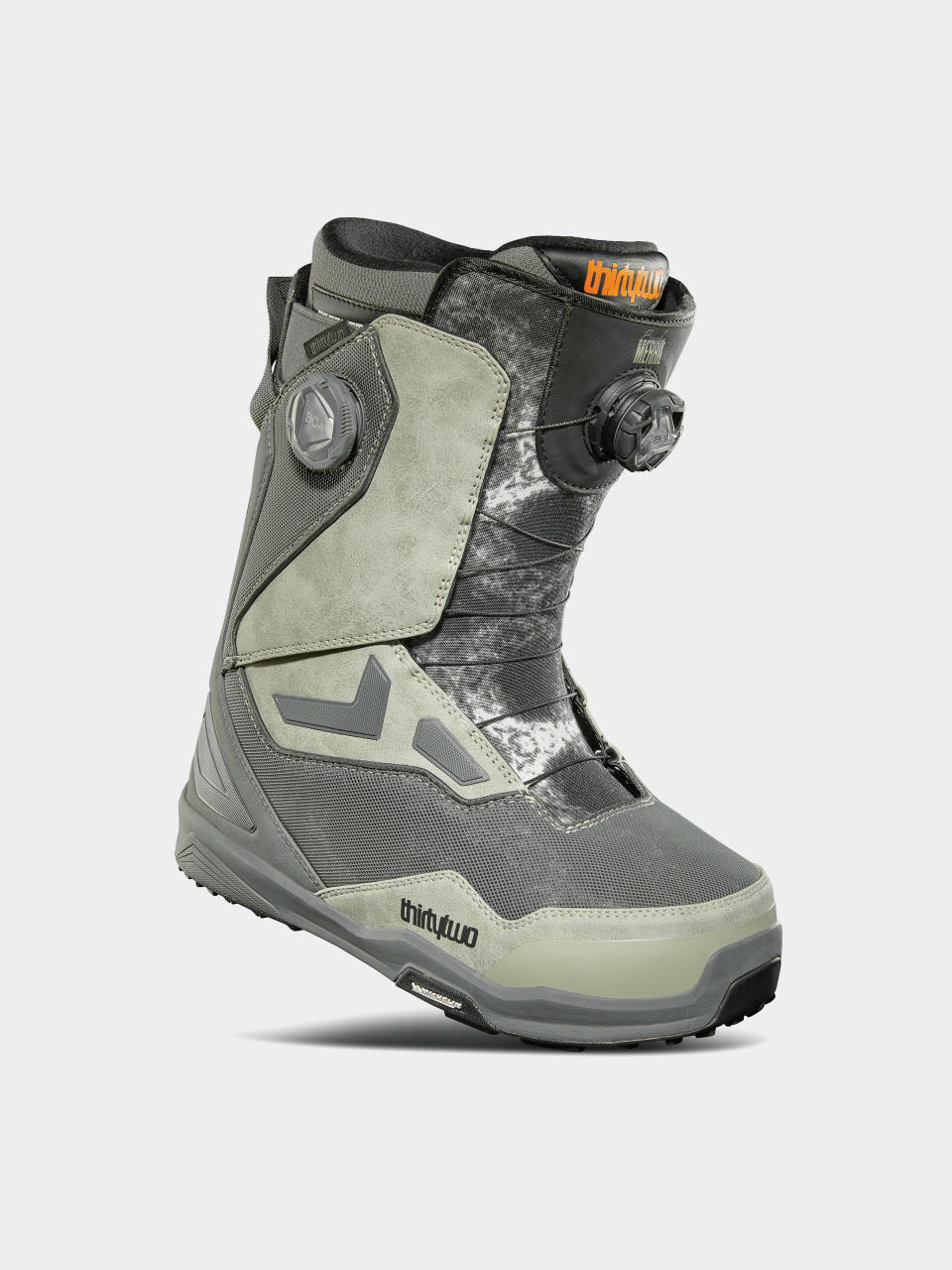 Mens ThirtyTwo Snowboard boots Tm 2 Double Boa Wide Merrill (grey)