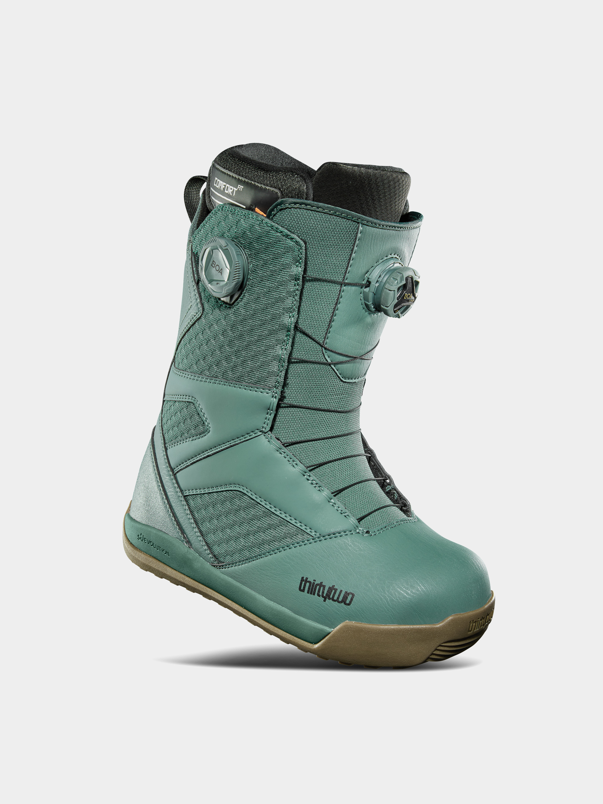 Mens ThirtyTwo Snowboard boots Stw Double Boa (green/gum)