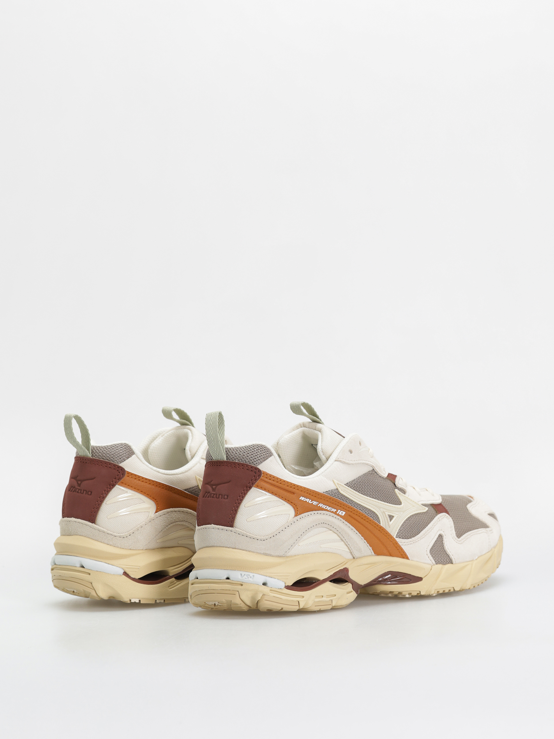 Mizuno Shoes Wave Rider 10 Premium (vintage khaki/summer sand/pumpkin spice)