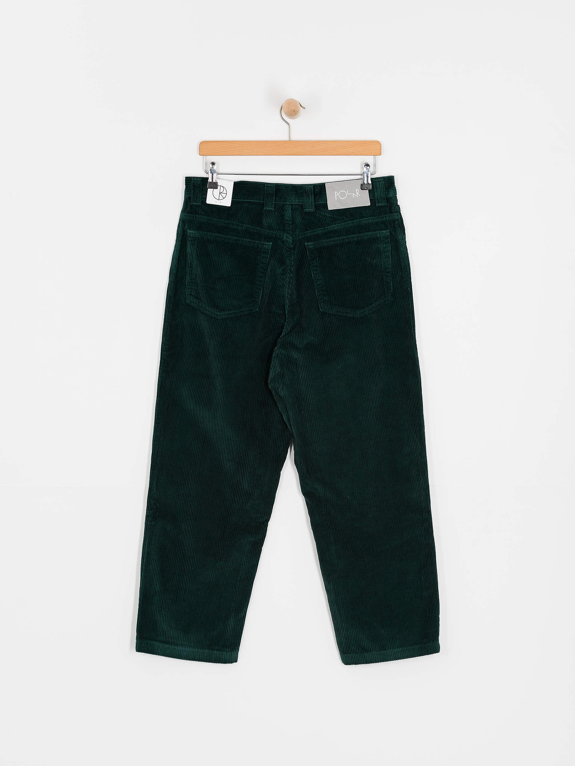 Polar Skate Pants 93! Cord - green (dark emerald)