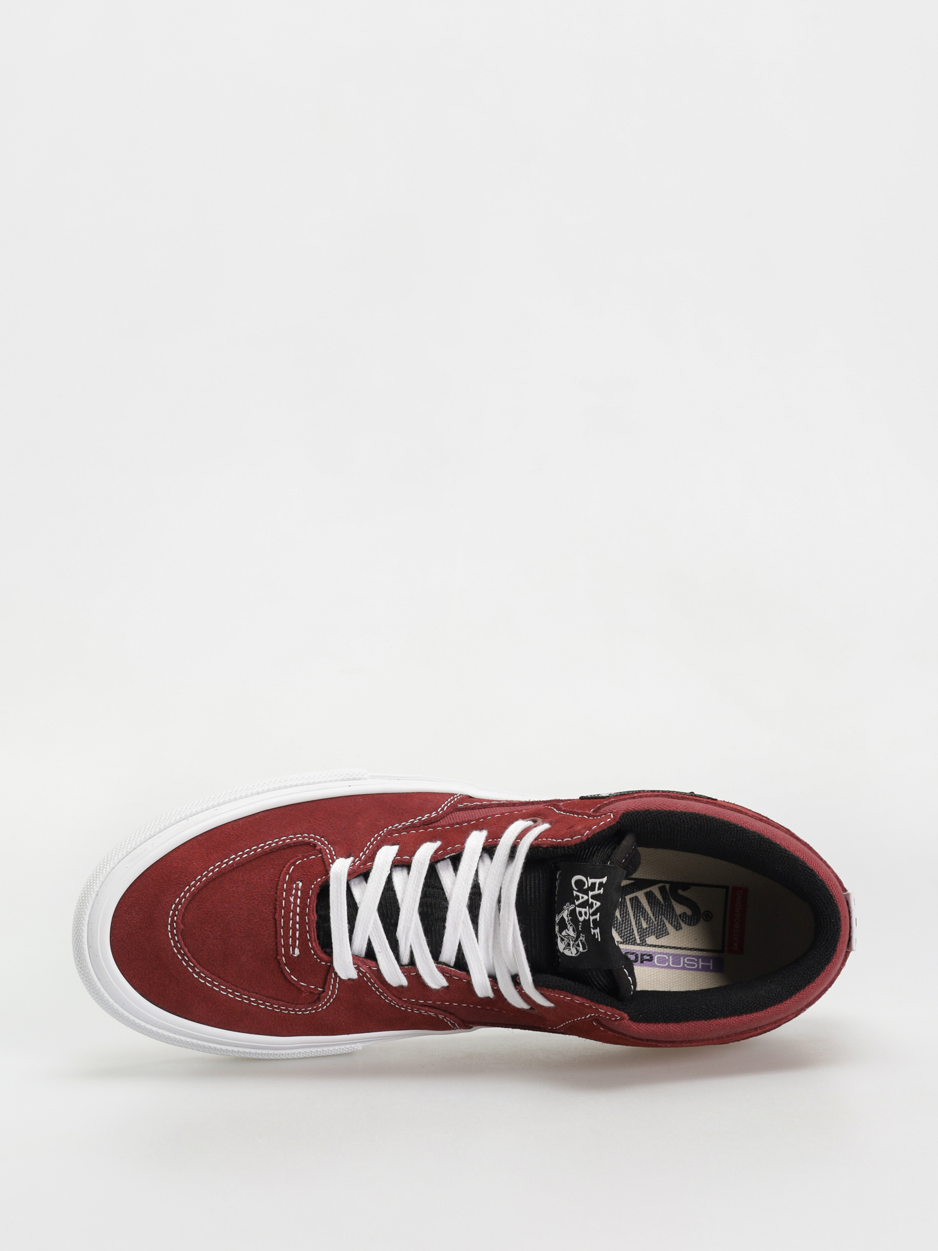 Vans Skate Half Cab Shoes (burgundy/white)