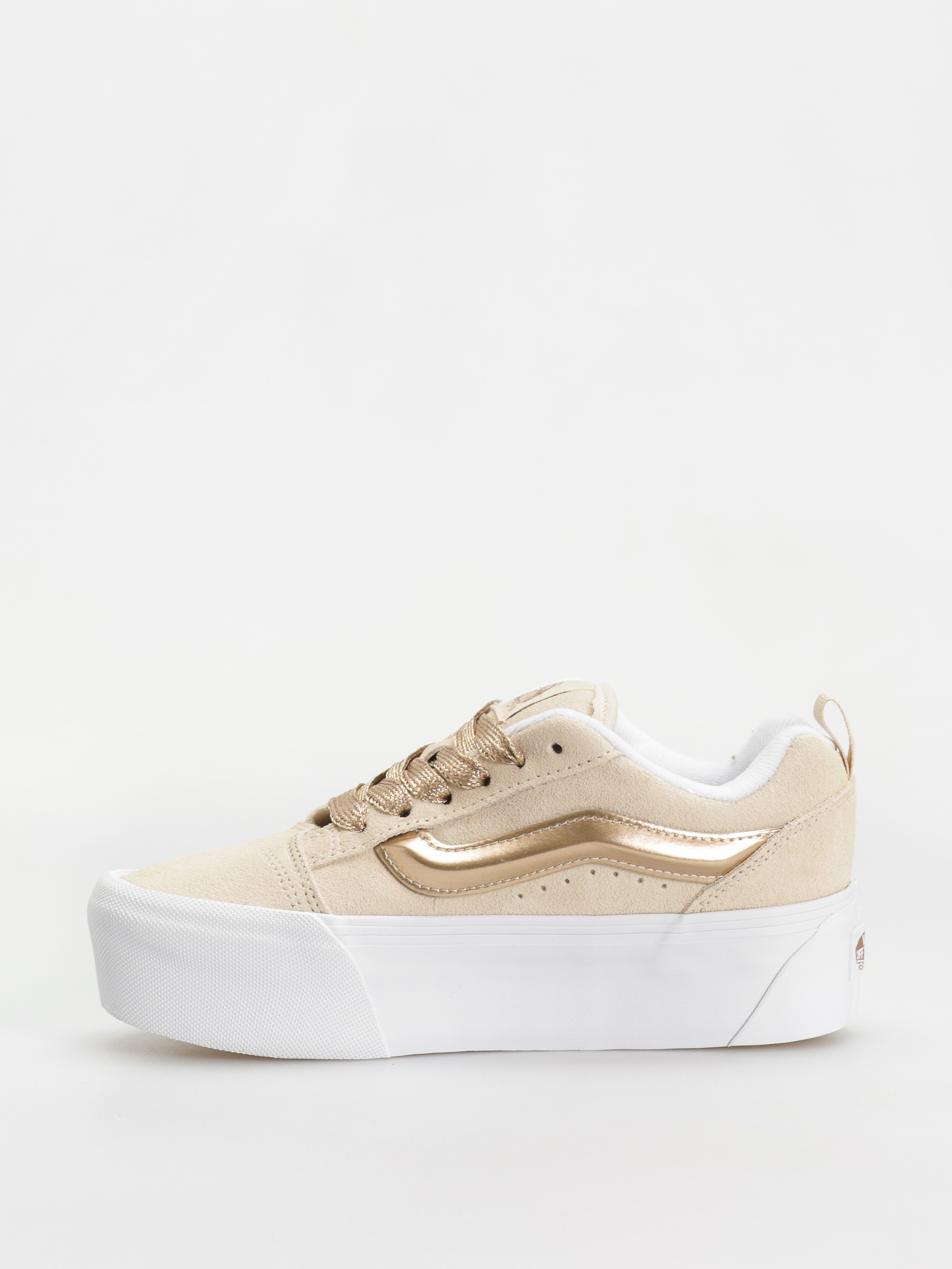 Vans Knu Stack Shoes (high shine gold)
