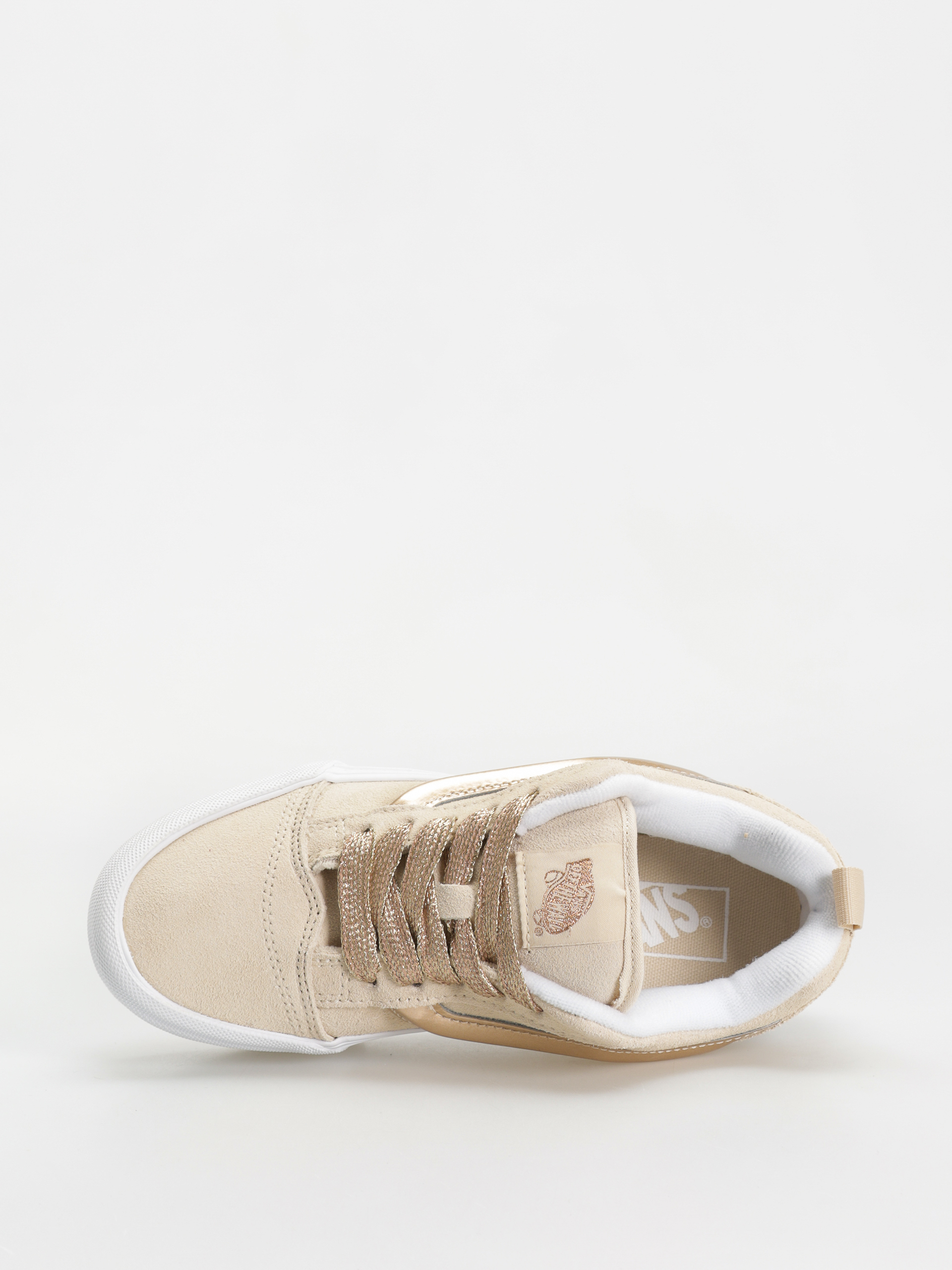 Vans Knu Stack Shoes (high shine gold)