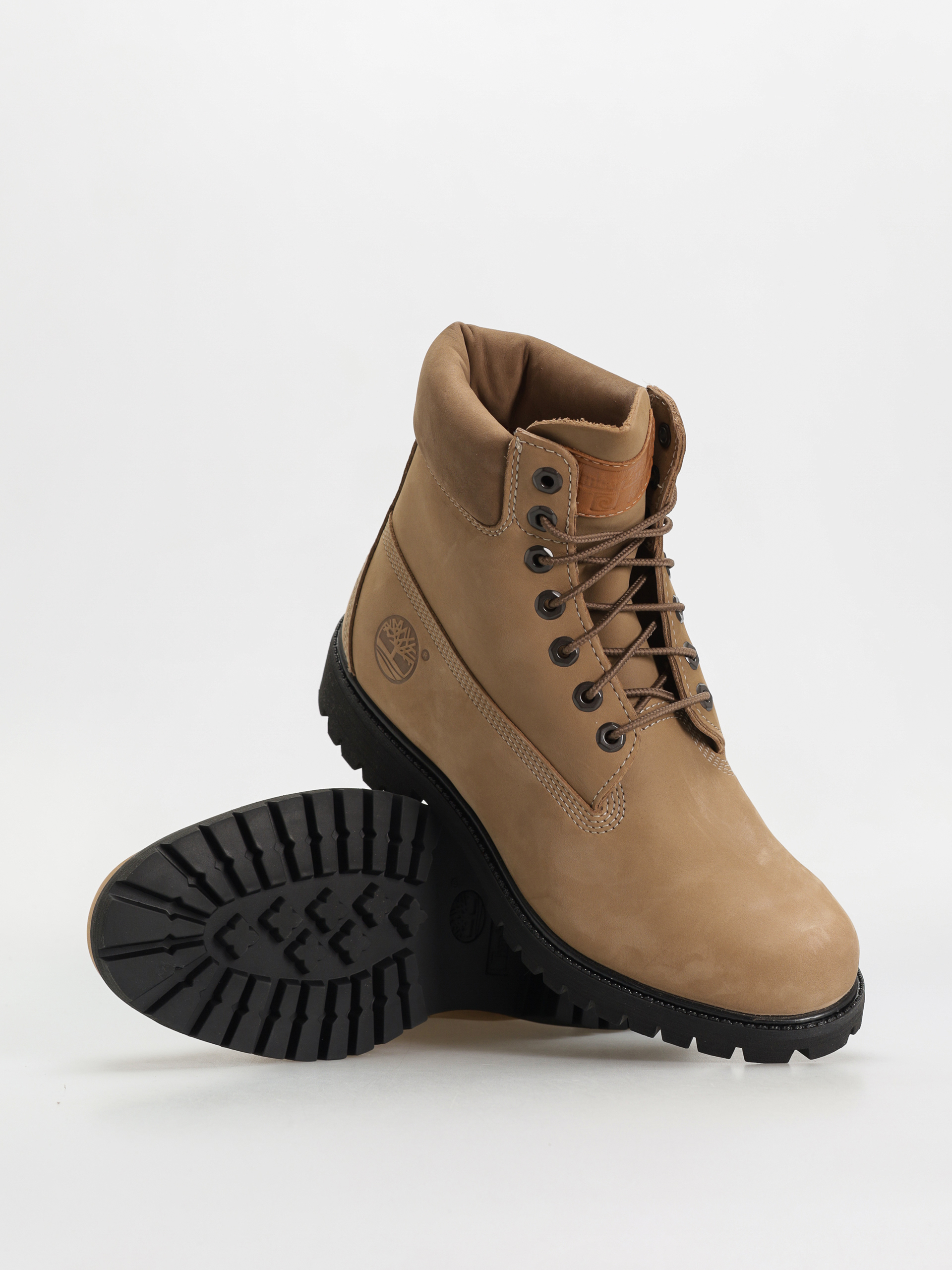 Timberland Premium 6 Inch winter shoes (medium beige nubuck)