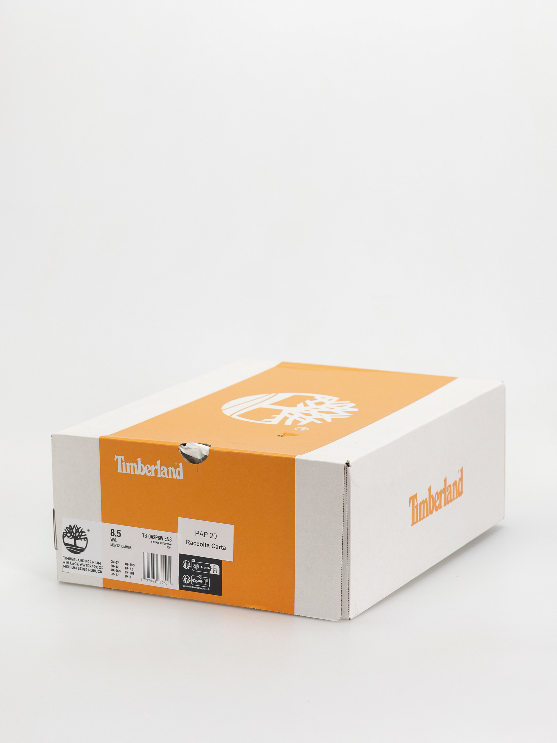 Timberland Premium 6 Inch winter shoes (medium beige nubuck)