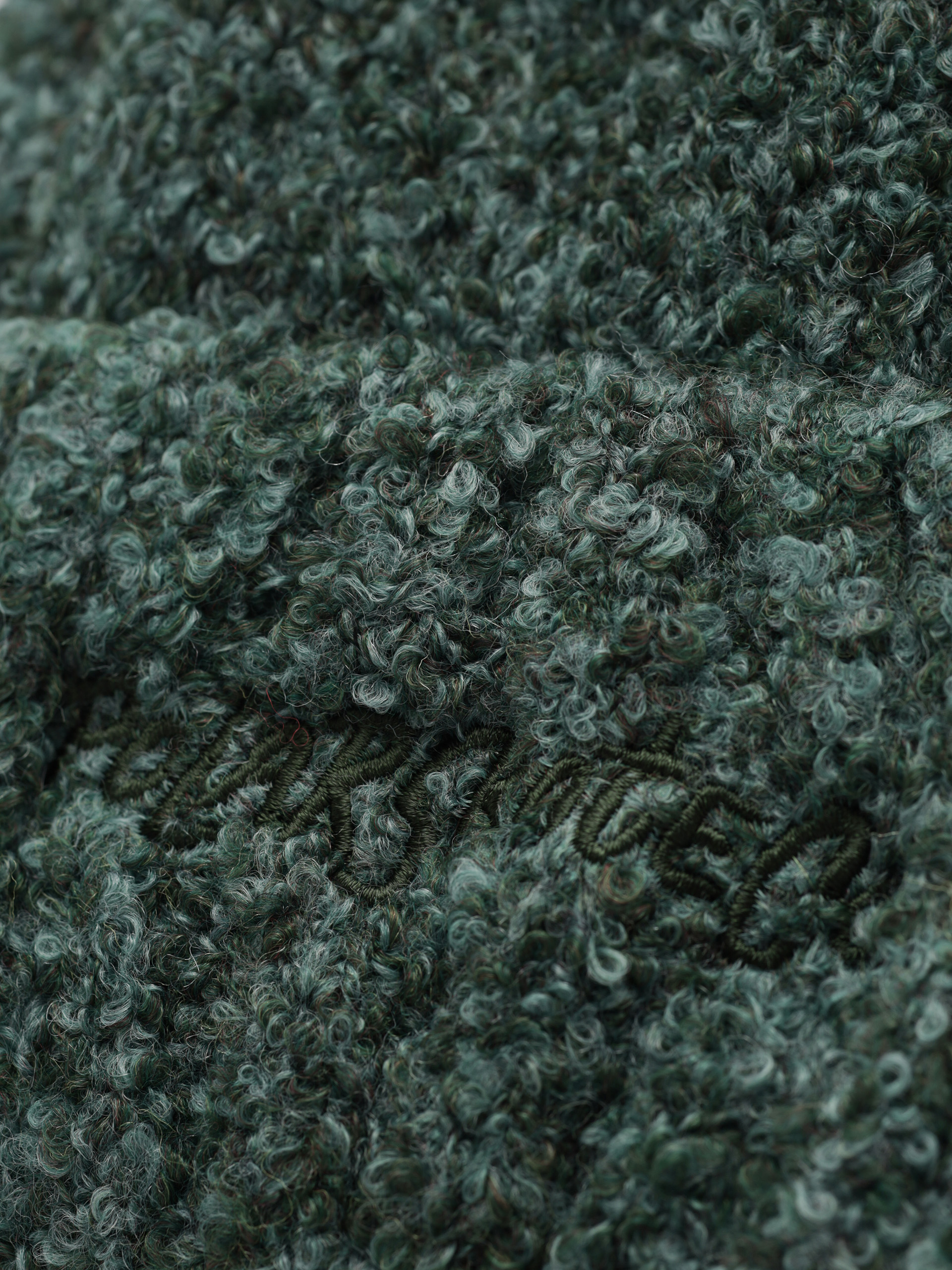 Polar Skate Fluff Beanie (grey green)