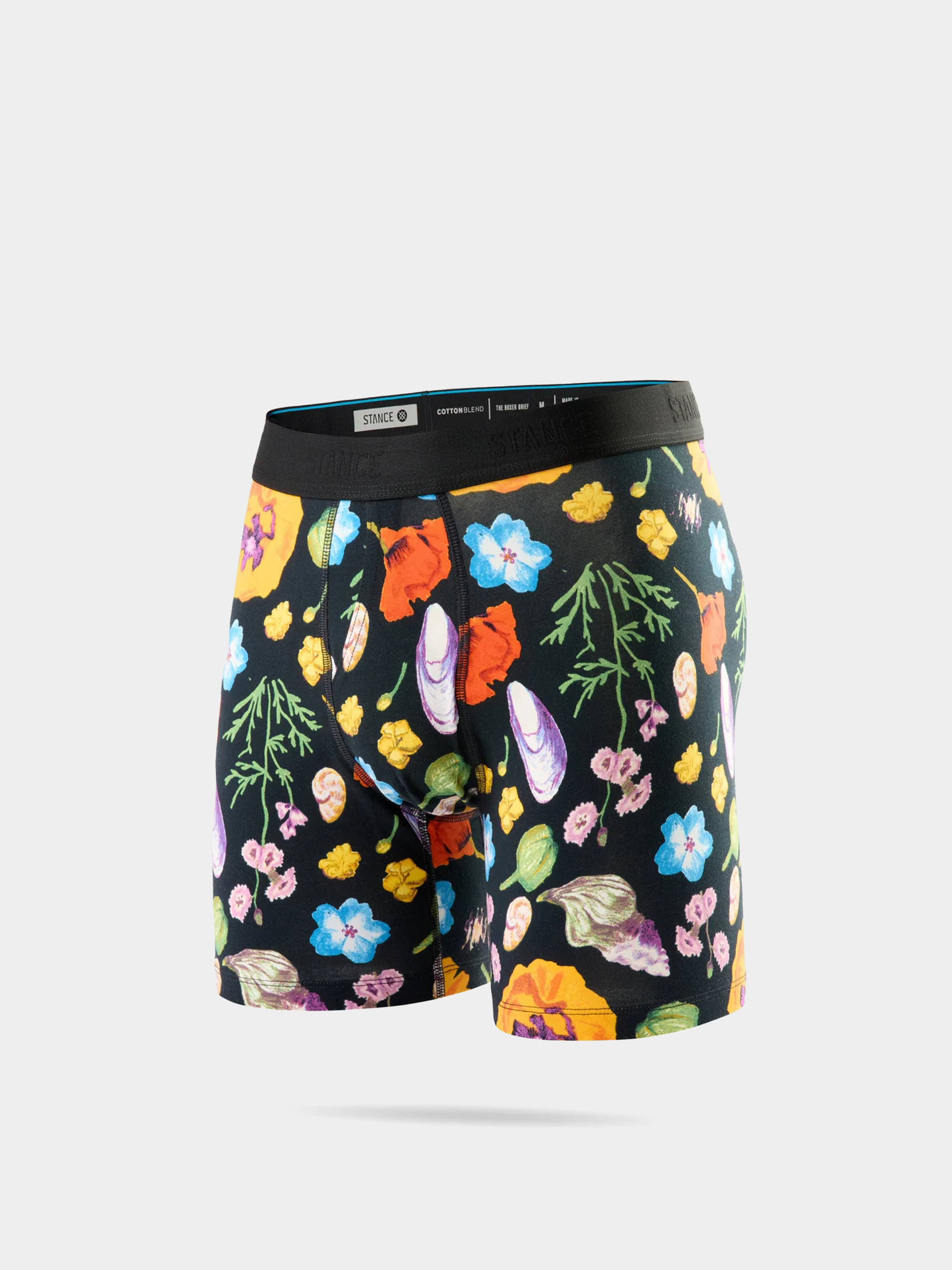 Stance Underwear Lucias Floral Boxer Brief (black)