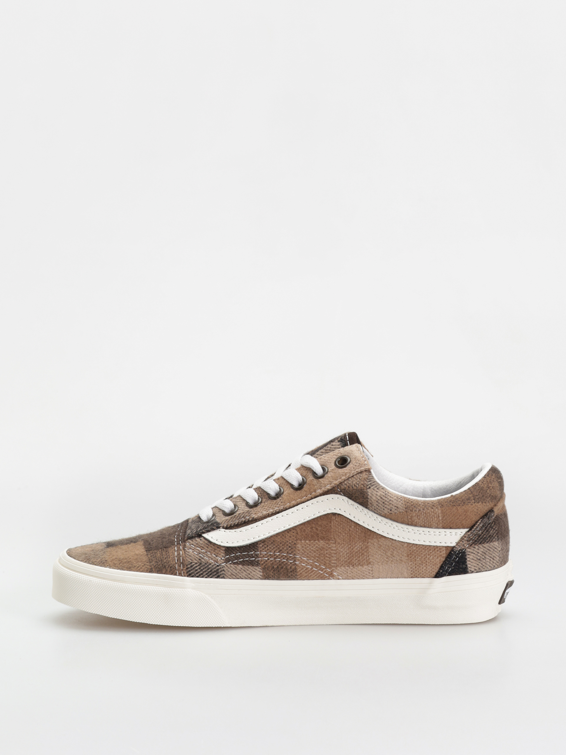 Vans Old Skool Schuhe (sweater check brown)