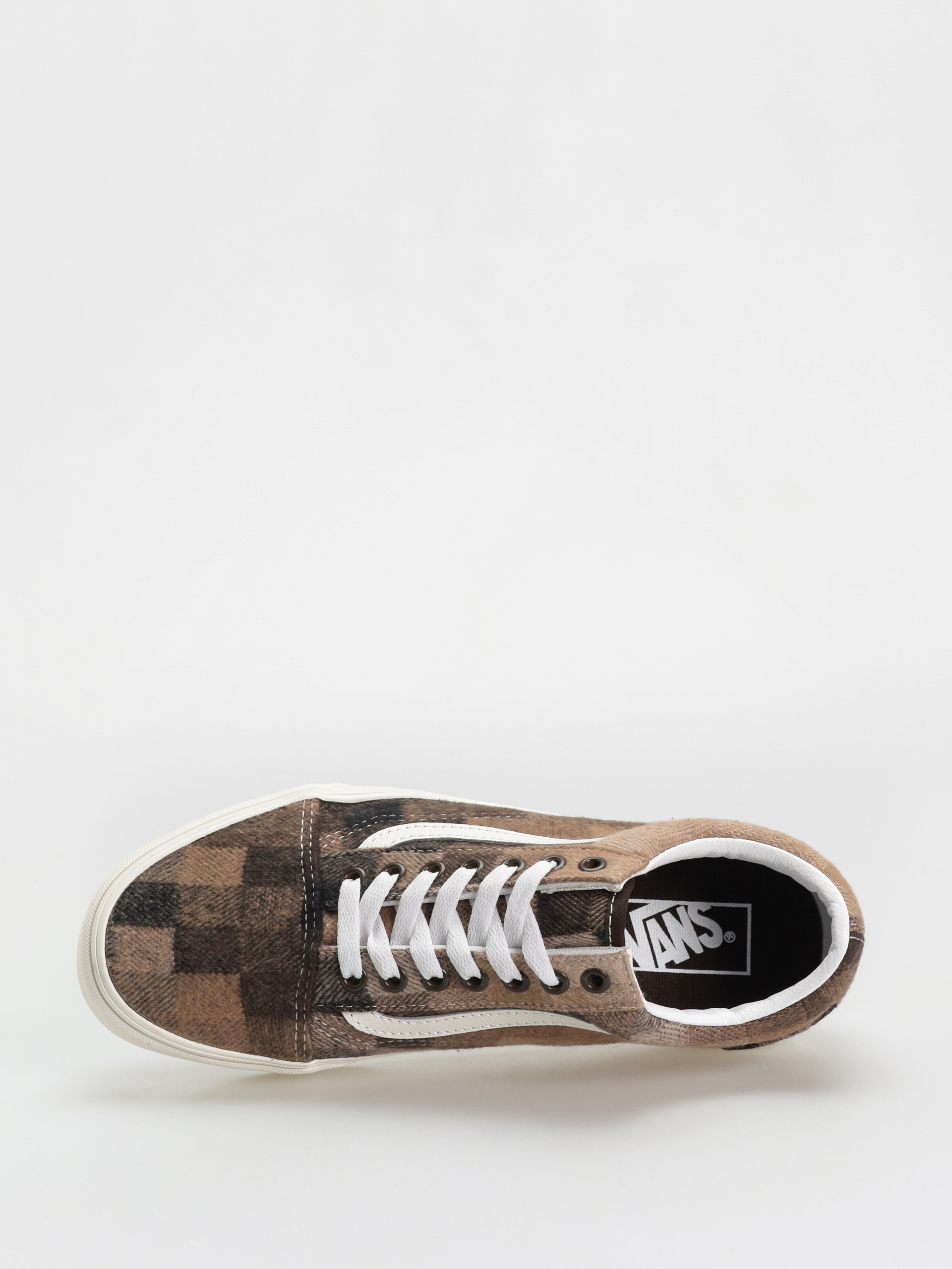 Vans Old Skool Shoes (sweater check brown)