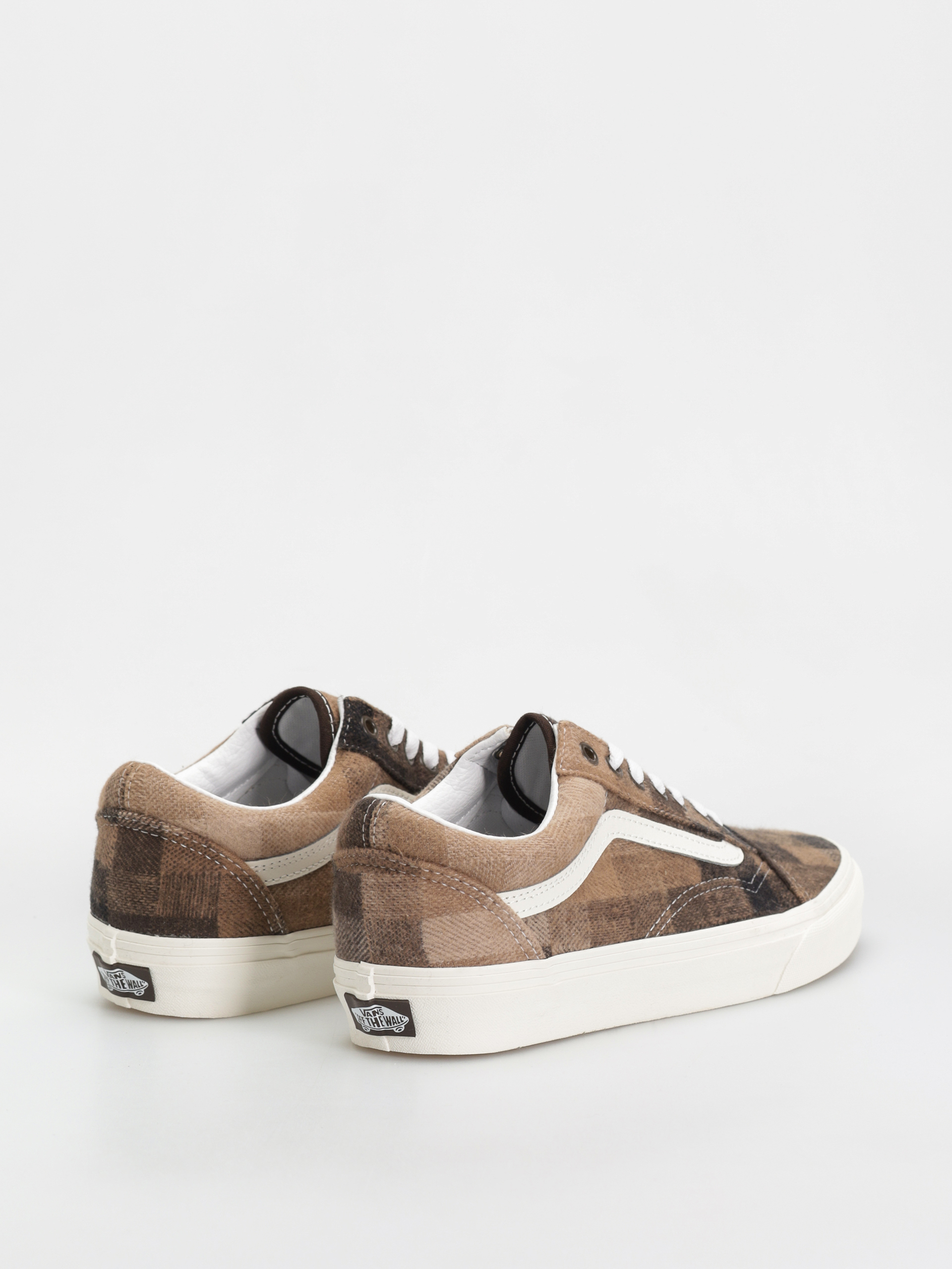 Vans Old Skool Schuhe (sweater check brown)