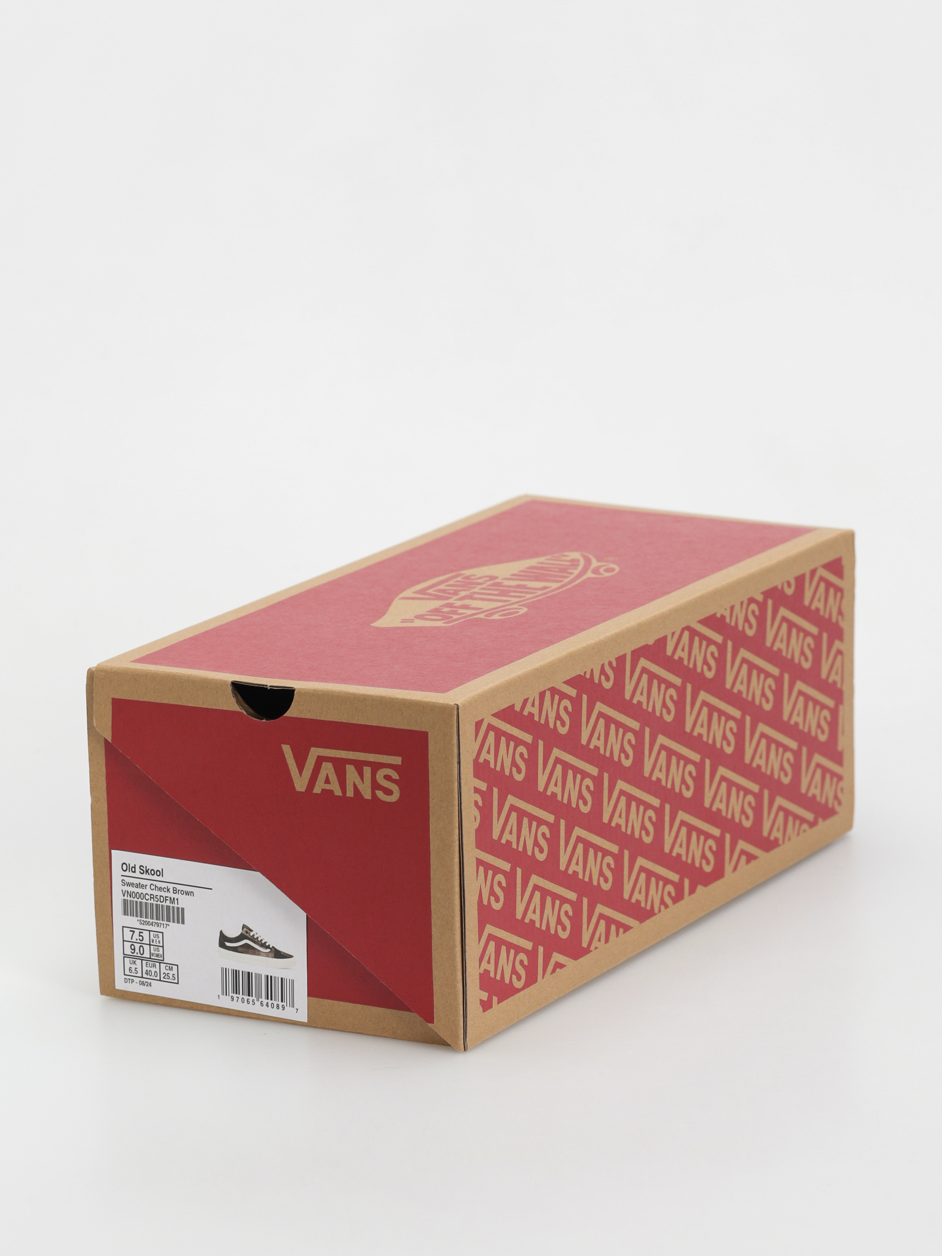 Vans Old Skool Shoes (sweater check brown)