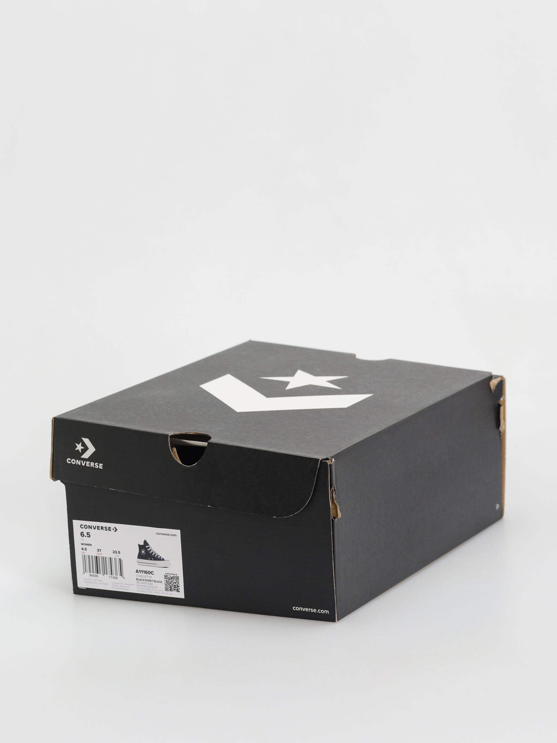 Converse Chuck Taylor All Star Lift Platform Puffed Up Wmn Chucks (black/egret/black)