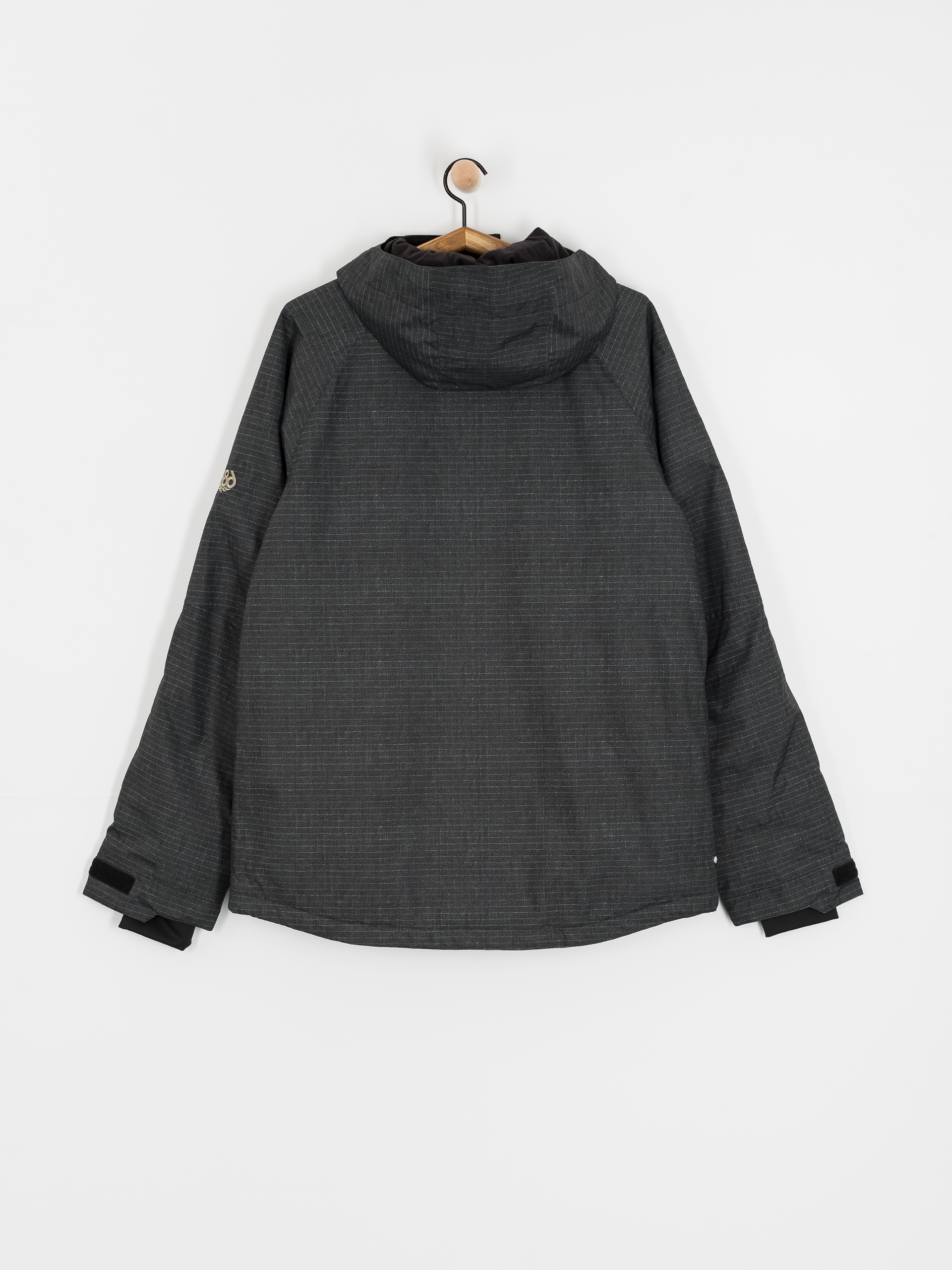 Mens 686 Geo Insulated Snowboard jacket (black ripstop colorblock)