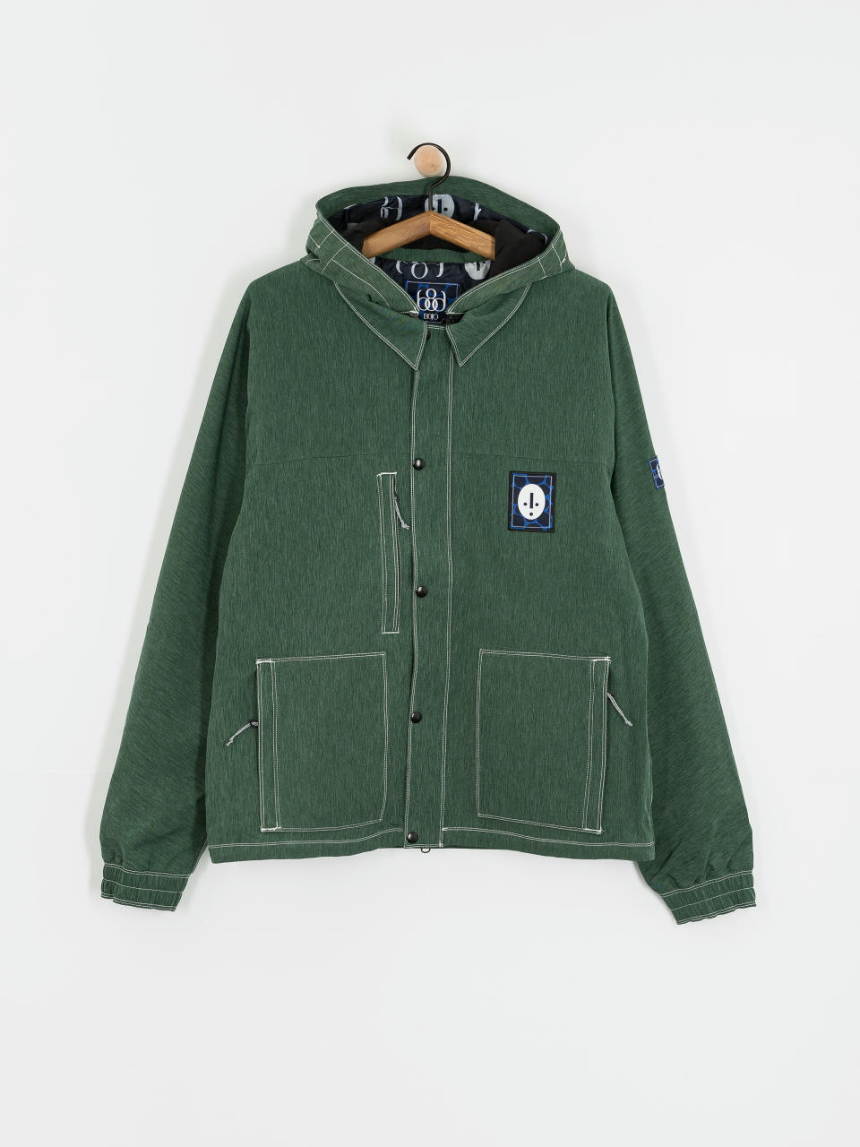 686 Dojo Snowboard Jacke (forest green denim)