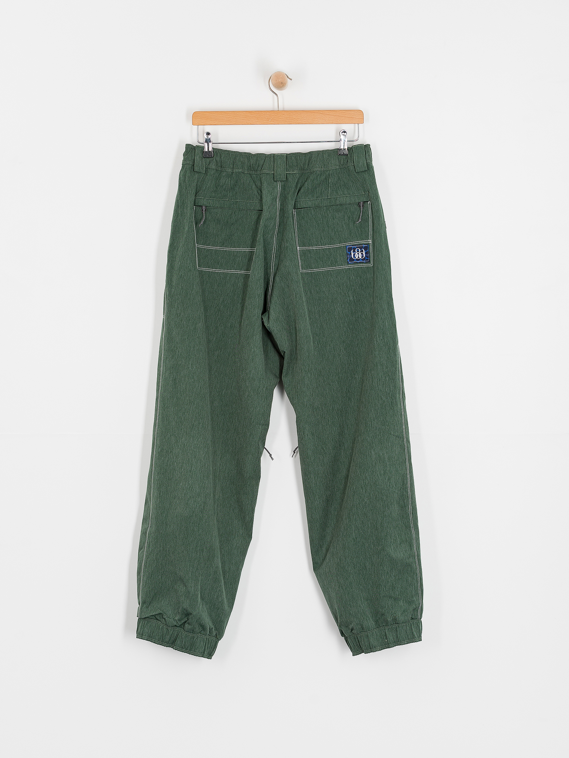 Mens 686 Dojo Snowboard pants (forest green denim)