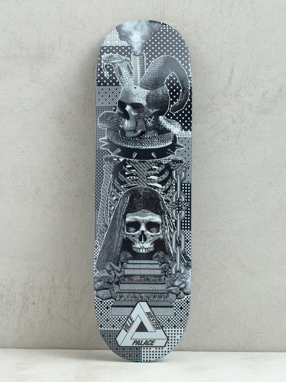 Palace Skateboards Deck Ville Pro (black/white)