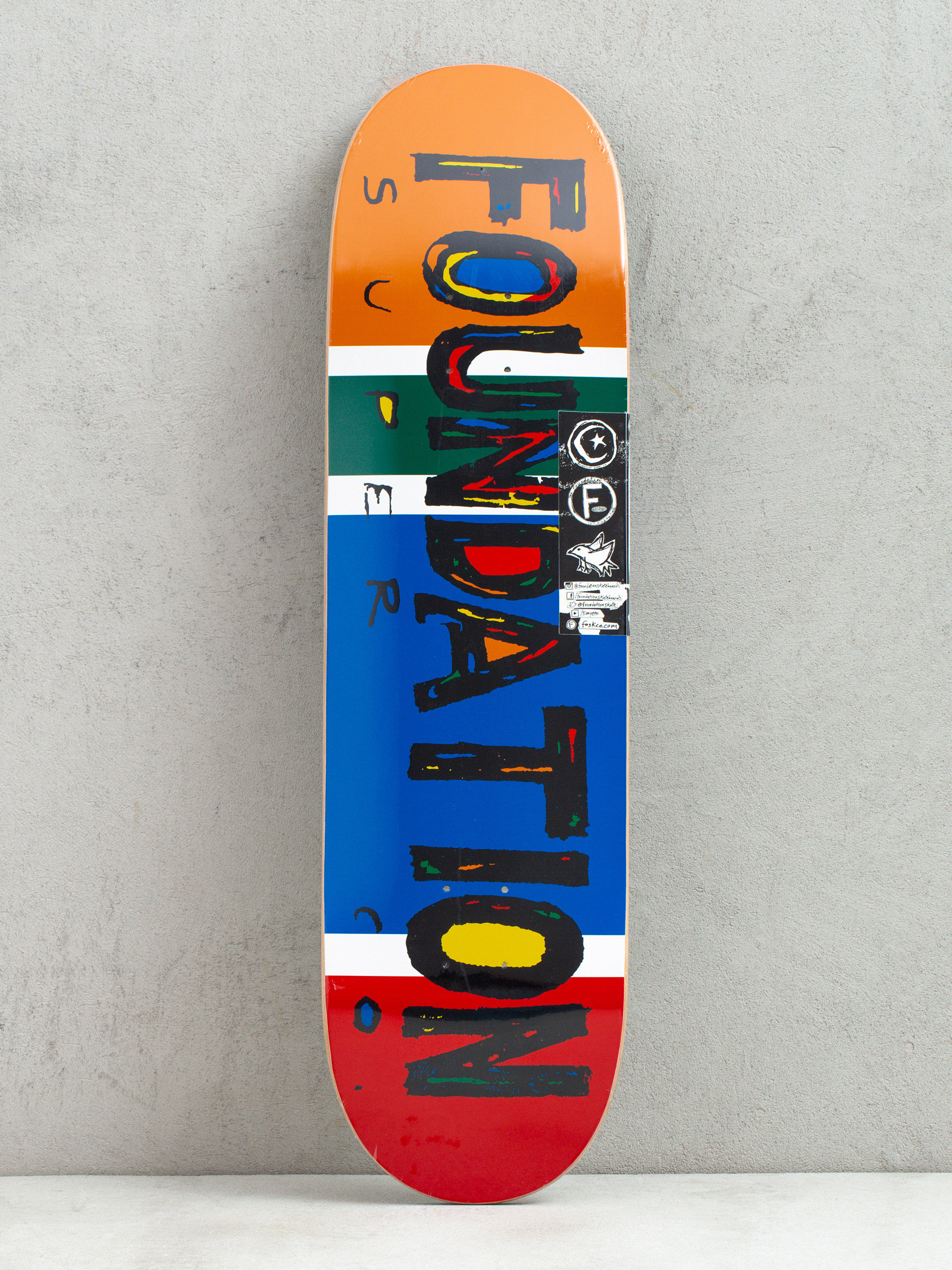 Foundation Deck 90s (orange/green/blue/red)