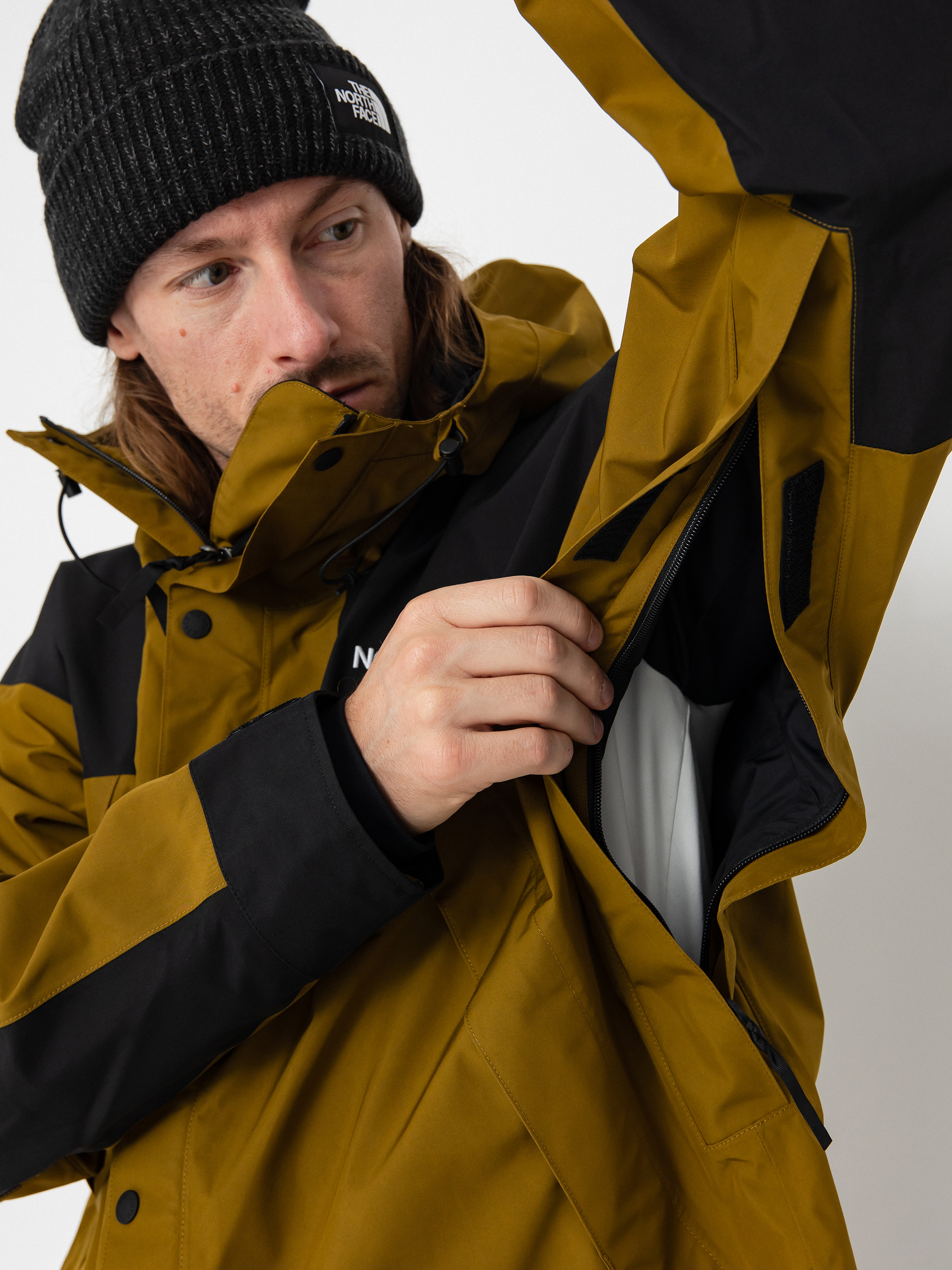 The North Face Gtx Mtn Jacke (moss green/tnf black)