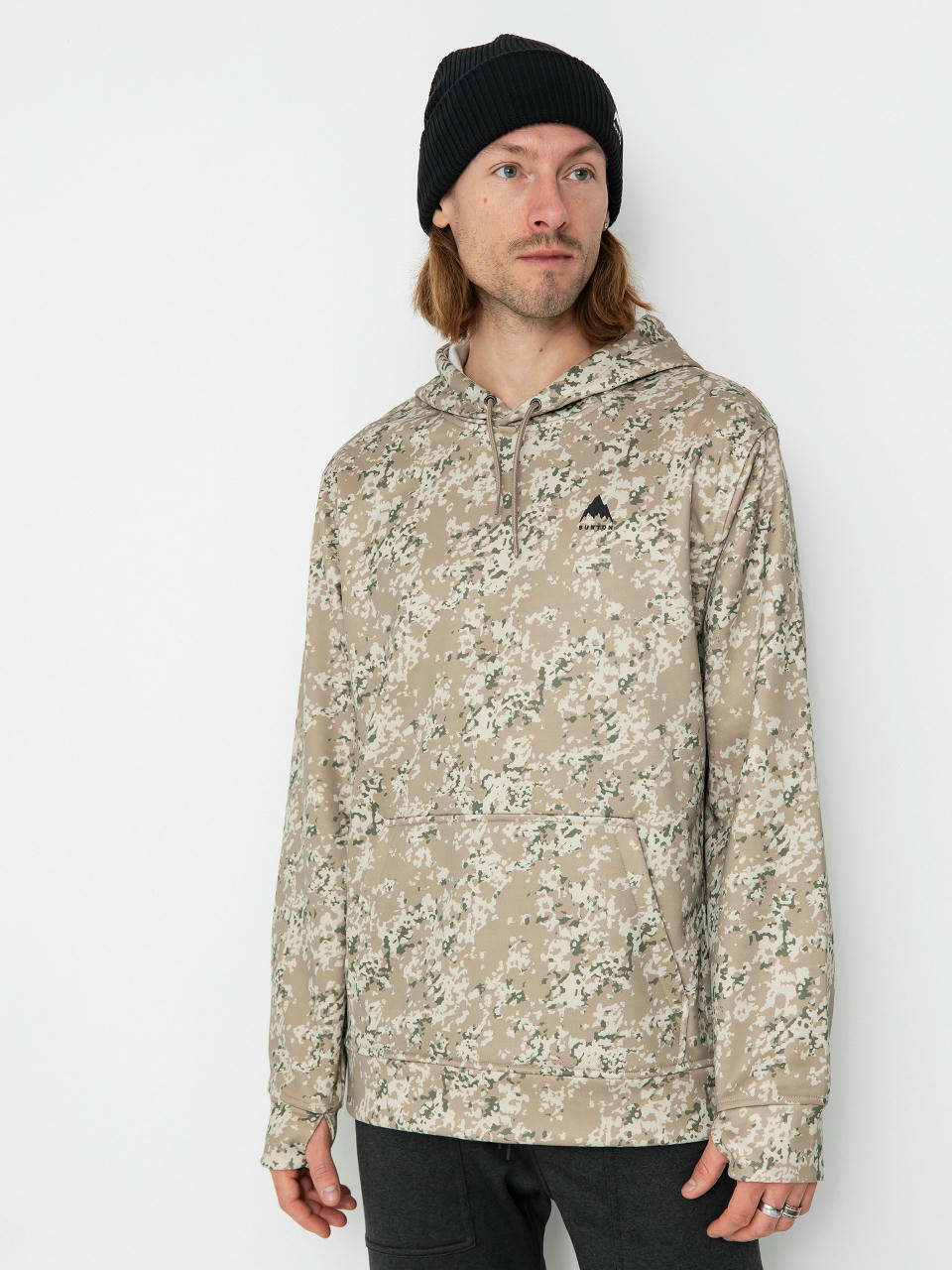 Herren Burton Aktives Sweatshirt Oak HD (snowfall camo)