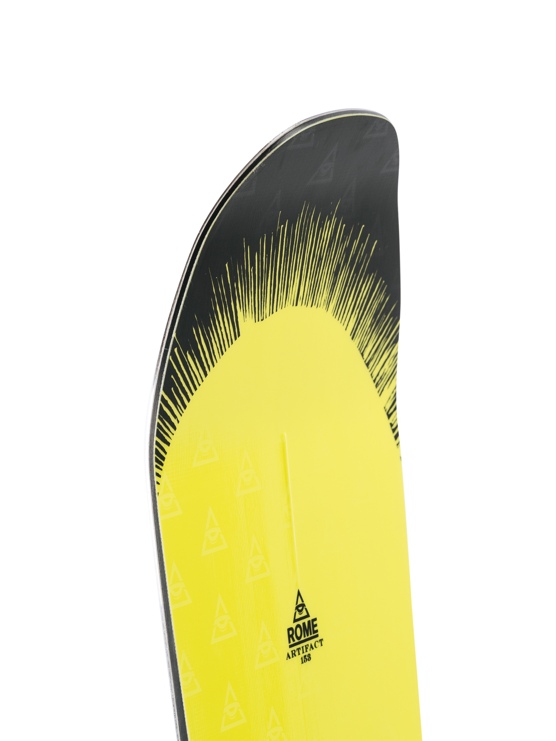 Rome Snowboard Artifact - yellow, black, multicolor