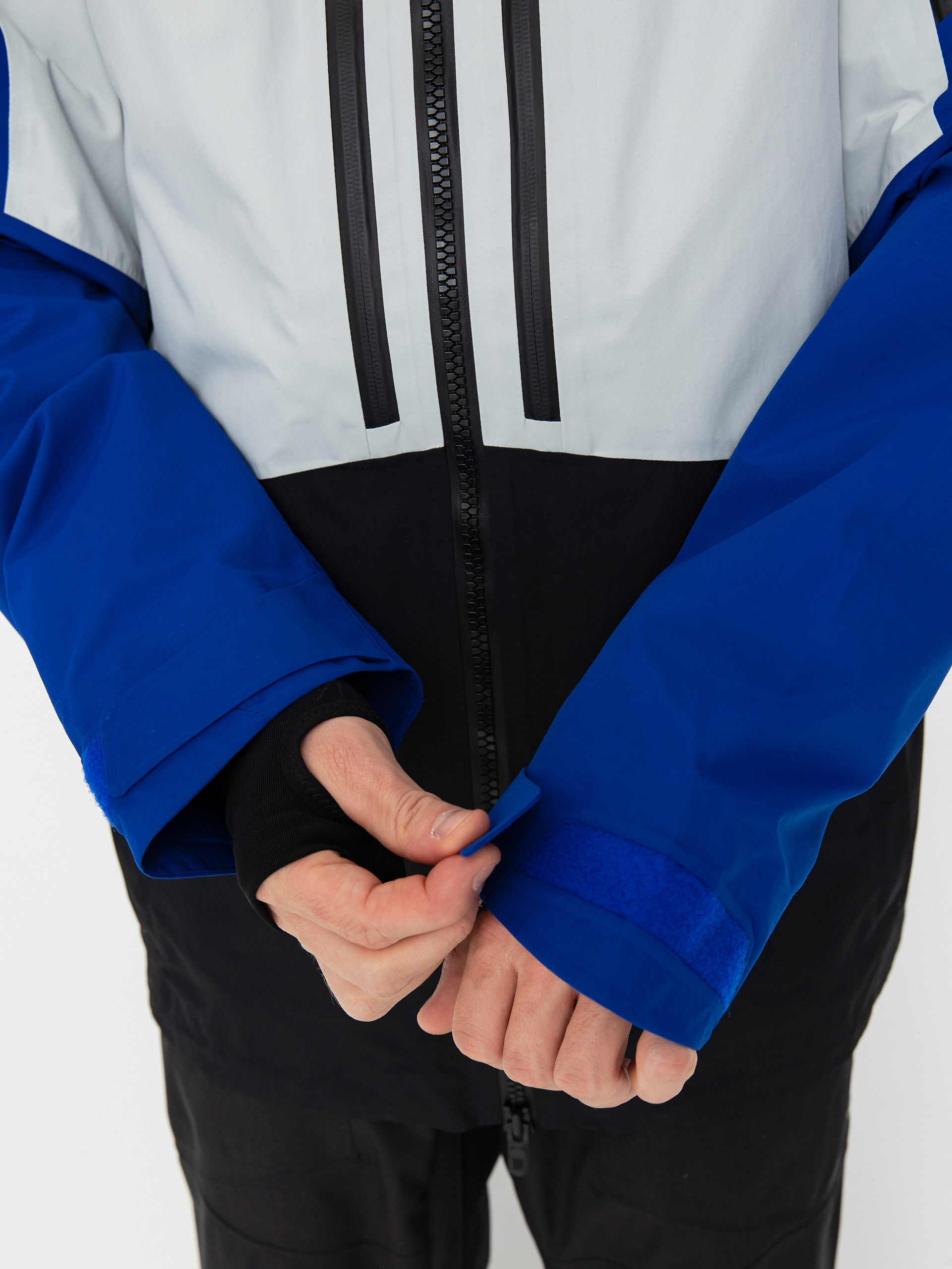 Herren Burton Snowboard Jacke Ak Gore Tex Swash (jake blue/gray cloud/true black)