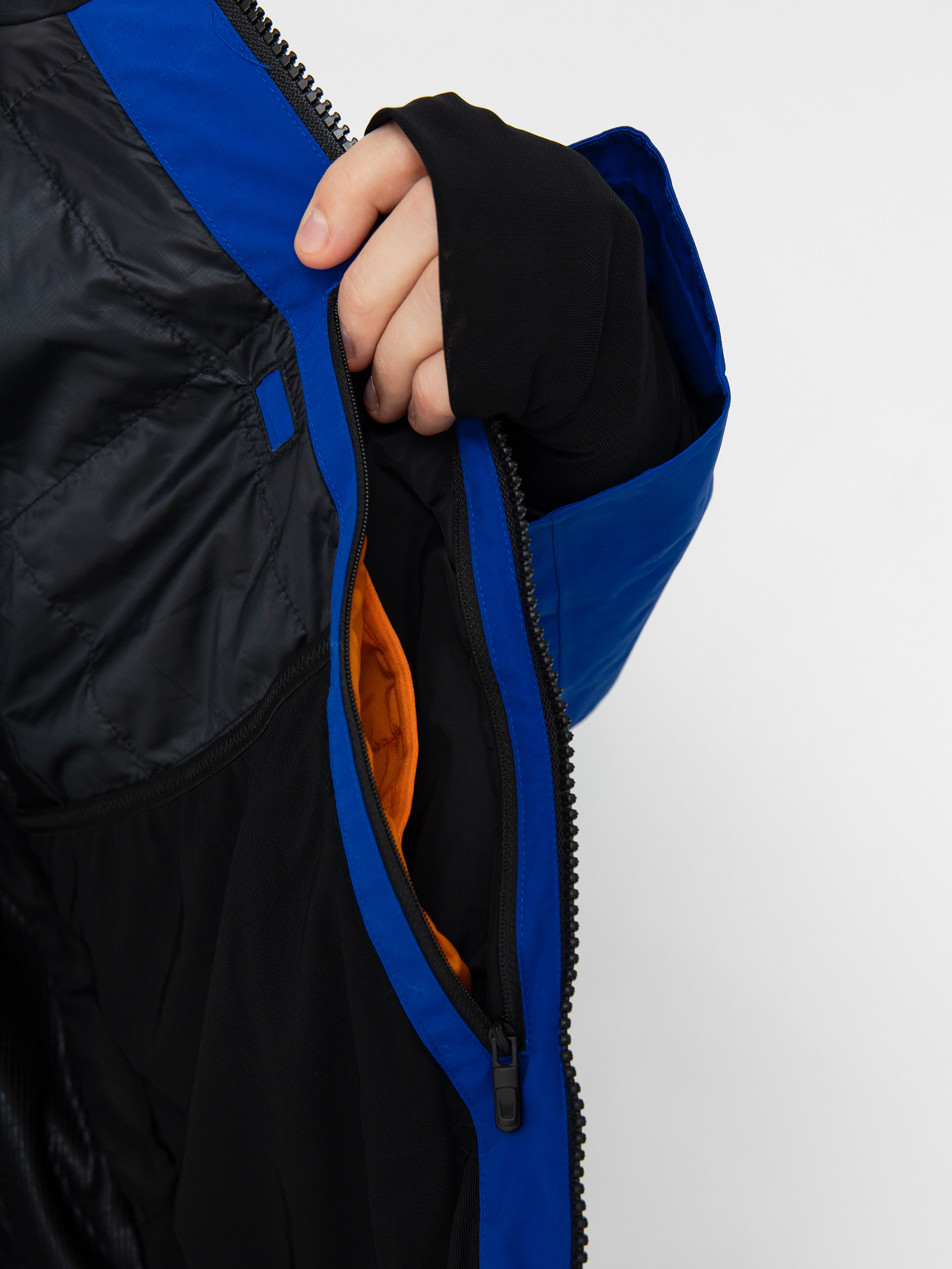 Herren Burton Snowboard Jacke Ak Gore Tex Swash (jake blue/gray cloud/true black)