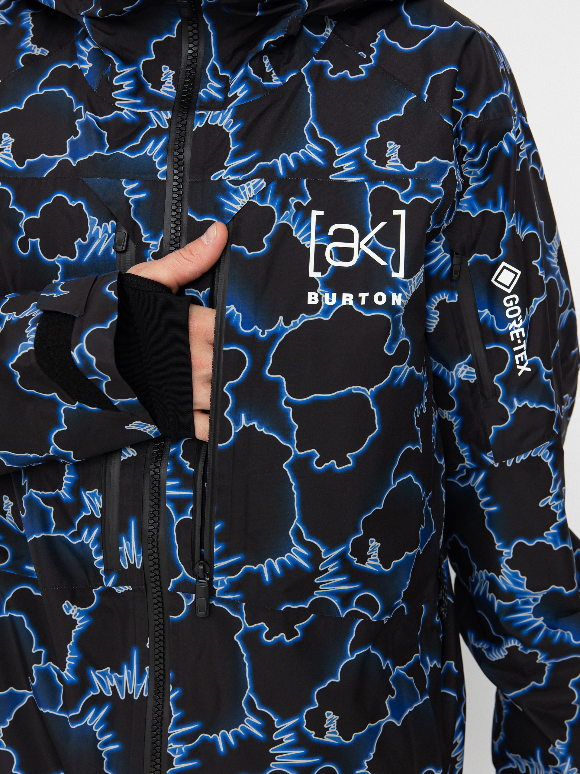 Burton Snowboard jacket Ak Gore Tex Swash - blue, navy blue, camo