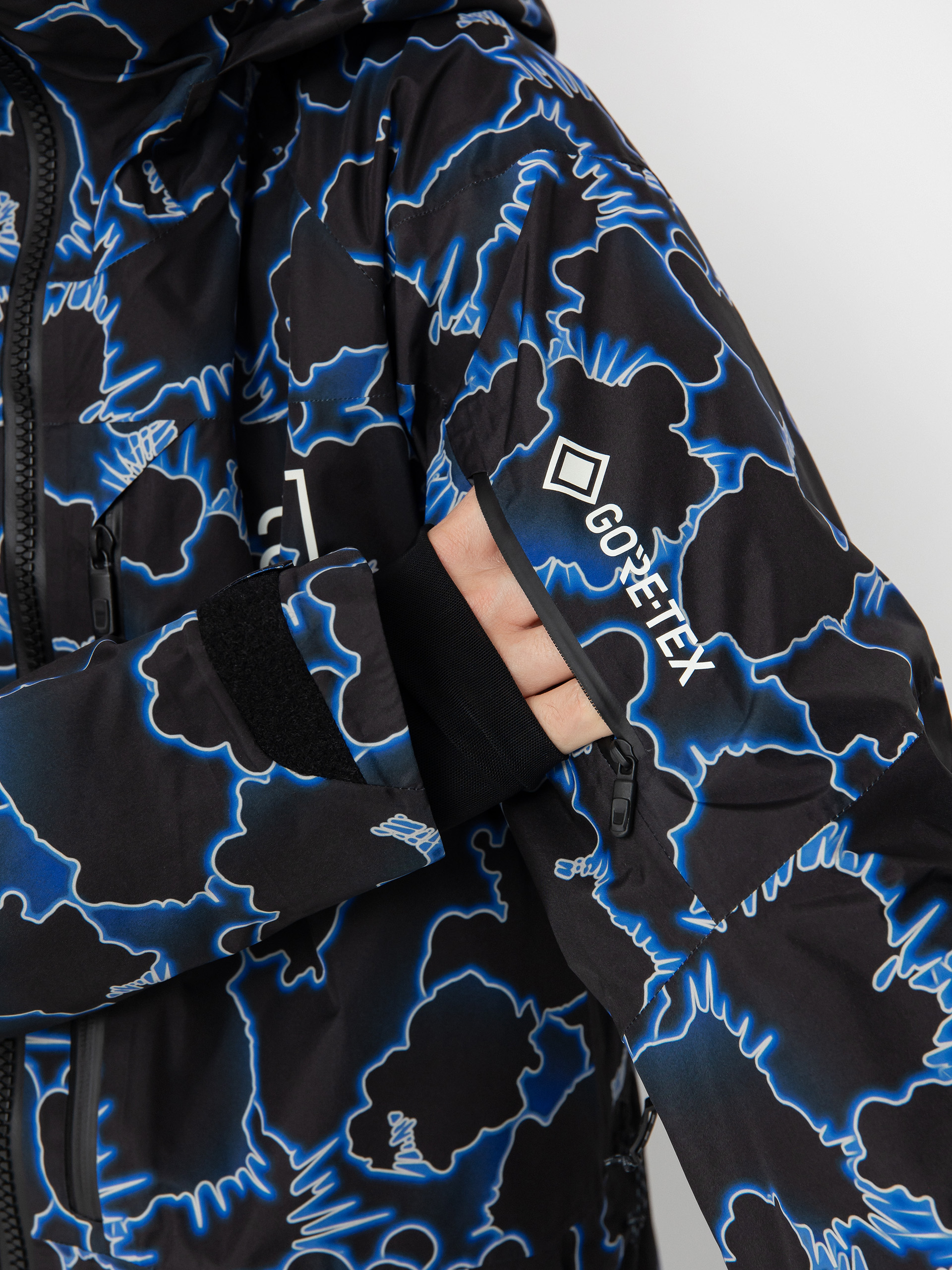 Burton Snowboard jacket Ak Gore Tex Swash - blue, navy blue, camo