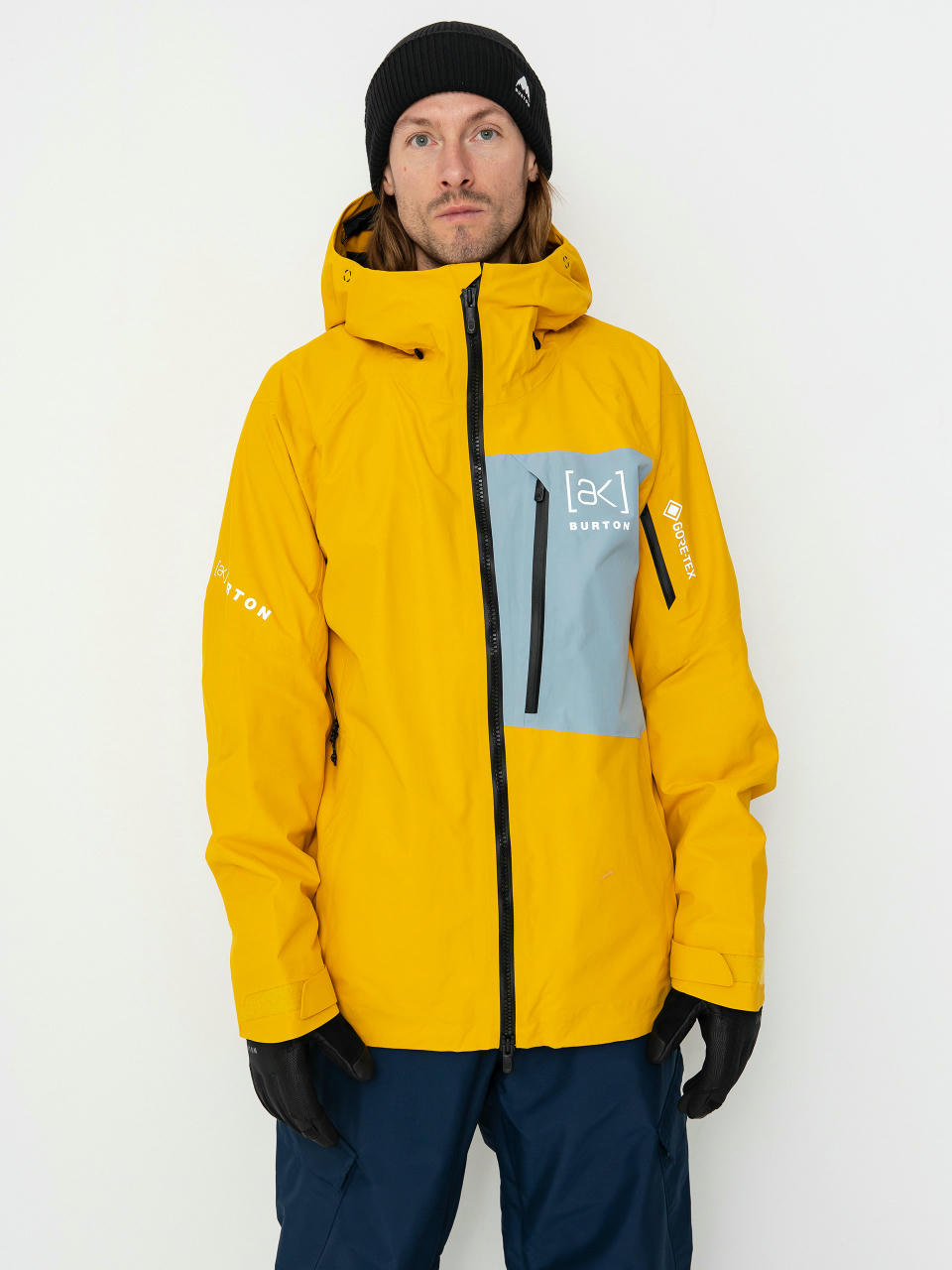 Herren Burton Snowboard Jacke Ak Gore Tex Cyclic (goldenrod/dusty blue)