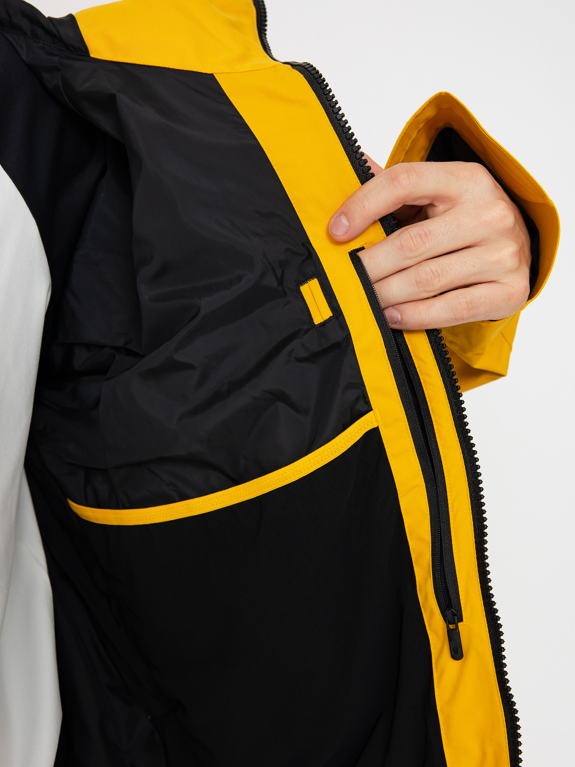 Mens Burton Snowboard jacket Ak Gore Tex Cyclic (goldenrod/dusty blue)