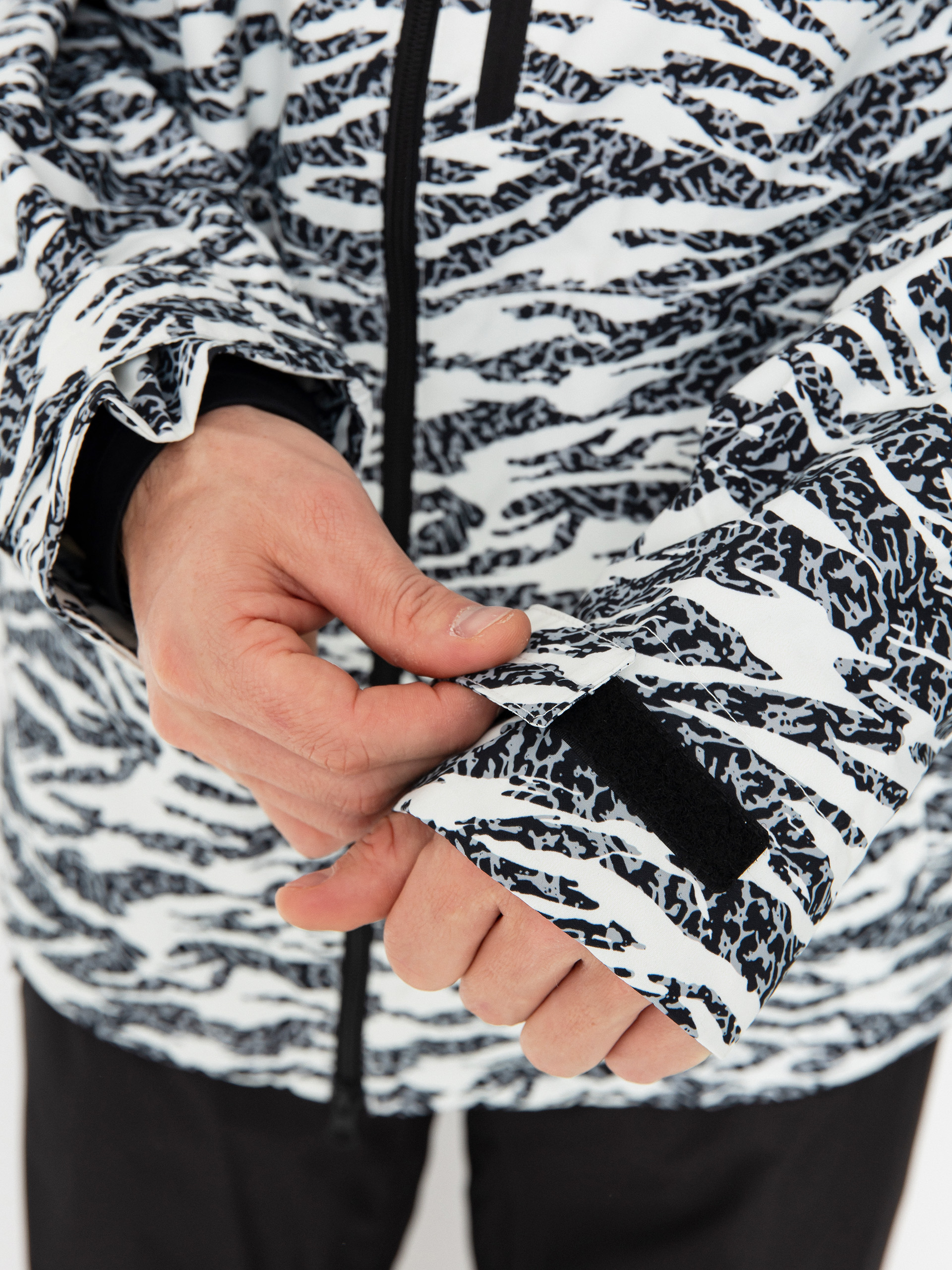 Mens Burton Snowboard jacket Lodgepole (zebra camo)