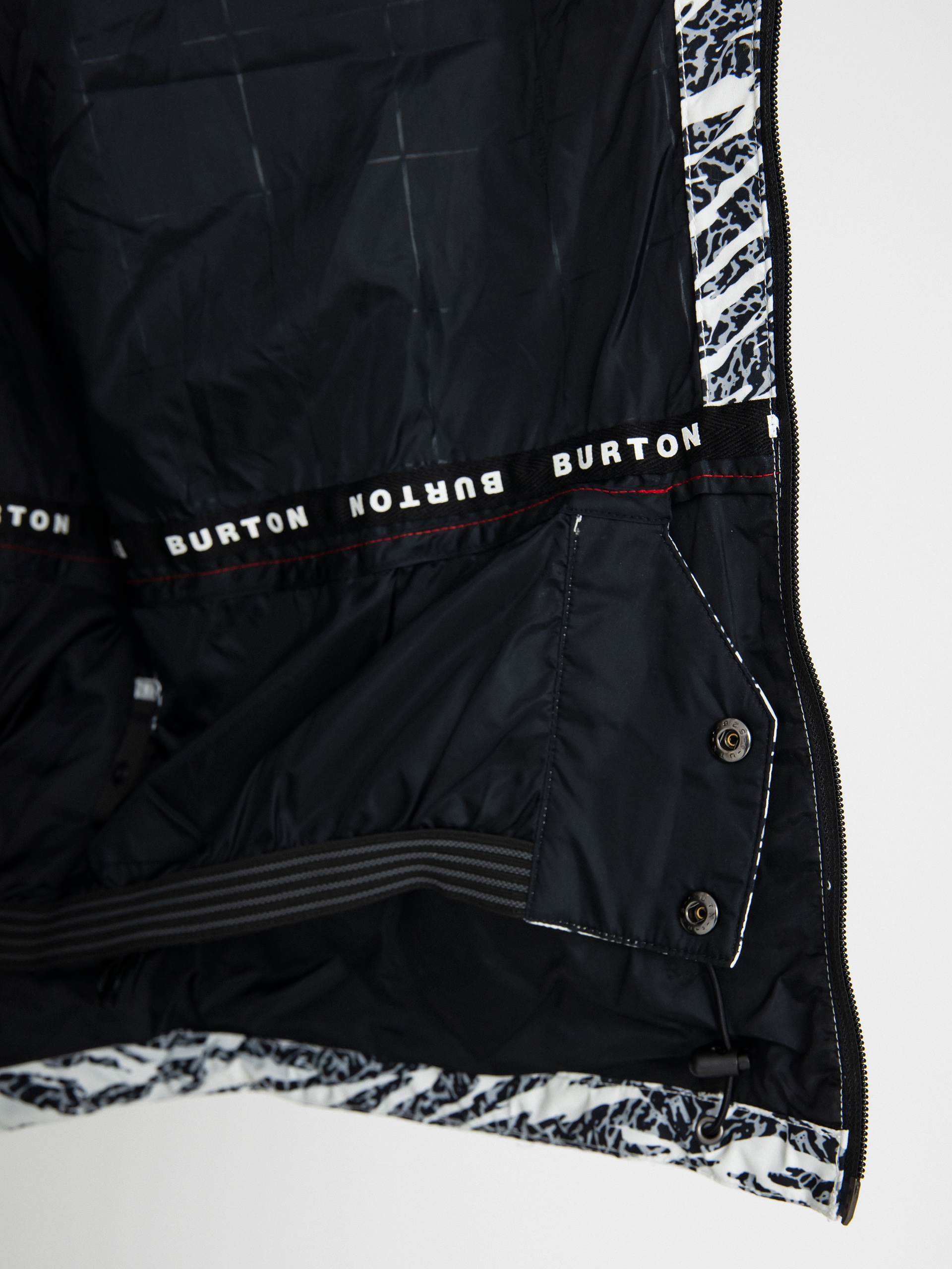 Mens Burton Snowboard jacket Lodgepole (zebra camo)