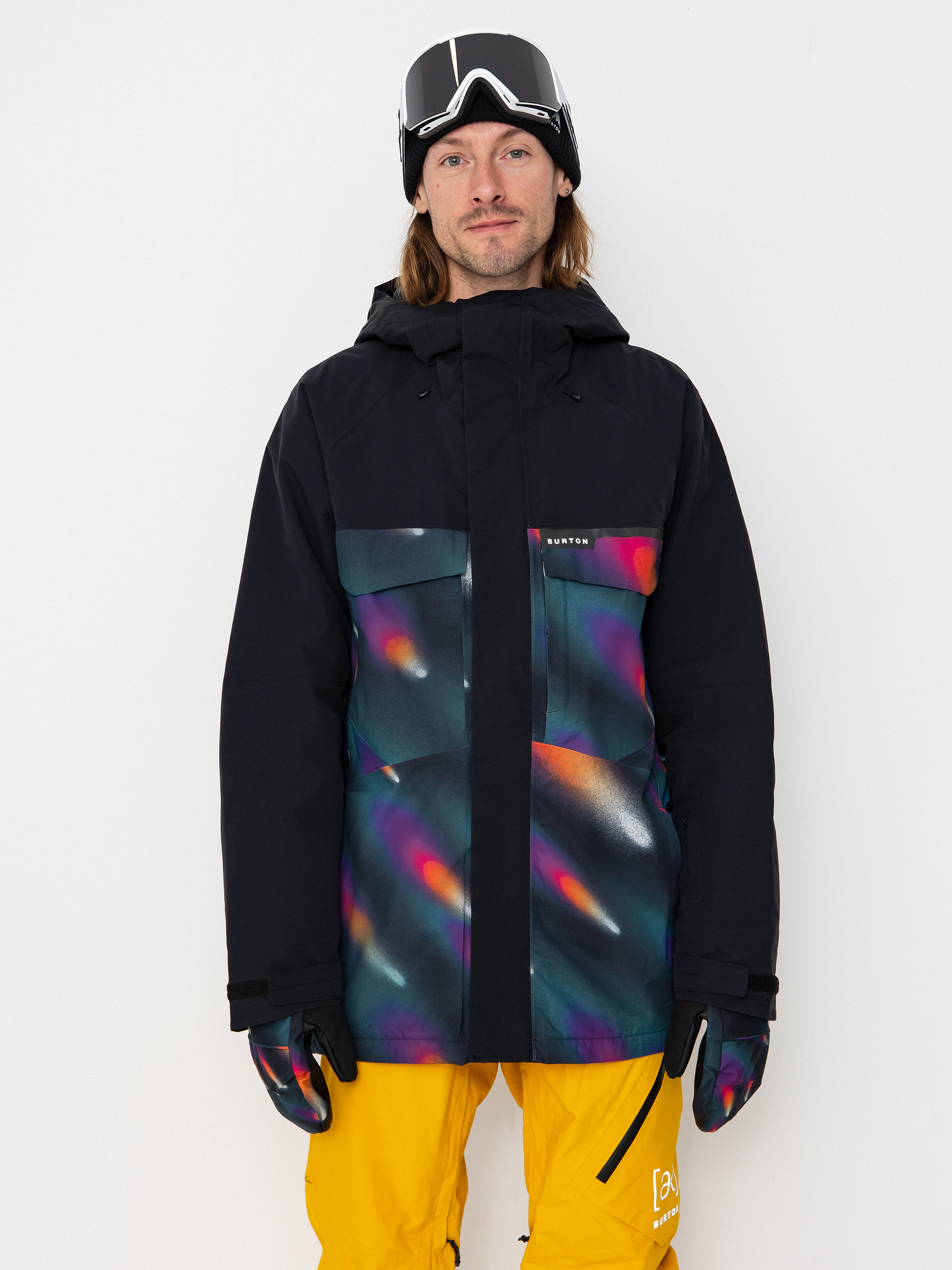 Black burton snowboard jacket online