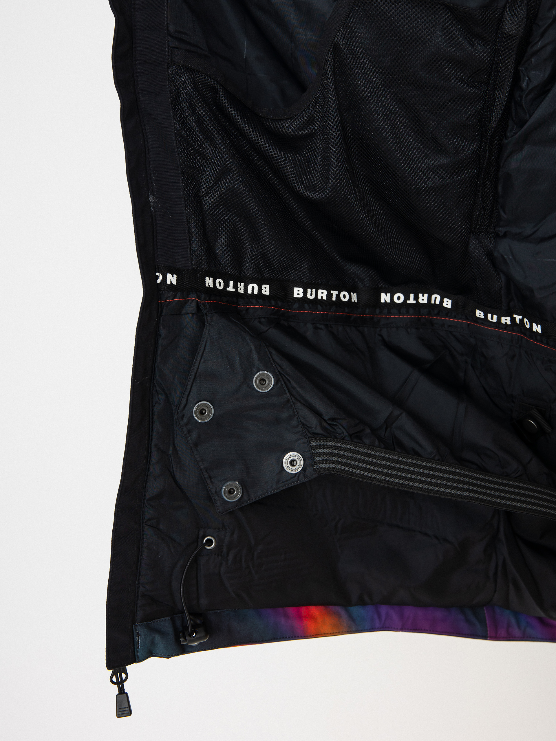 Mens Burton Snowboard jacket Covert 2.0 (true black/comets)