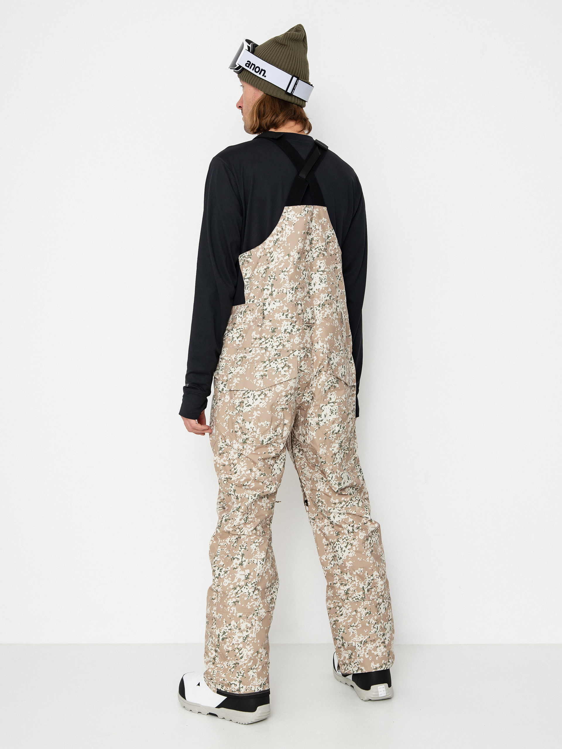 Mens Burton Snowboard pants Reserve Gore Tex Bib (snowfall camo)