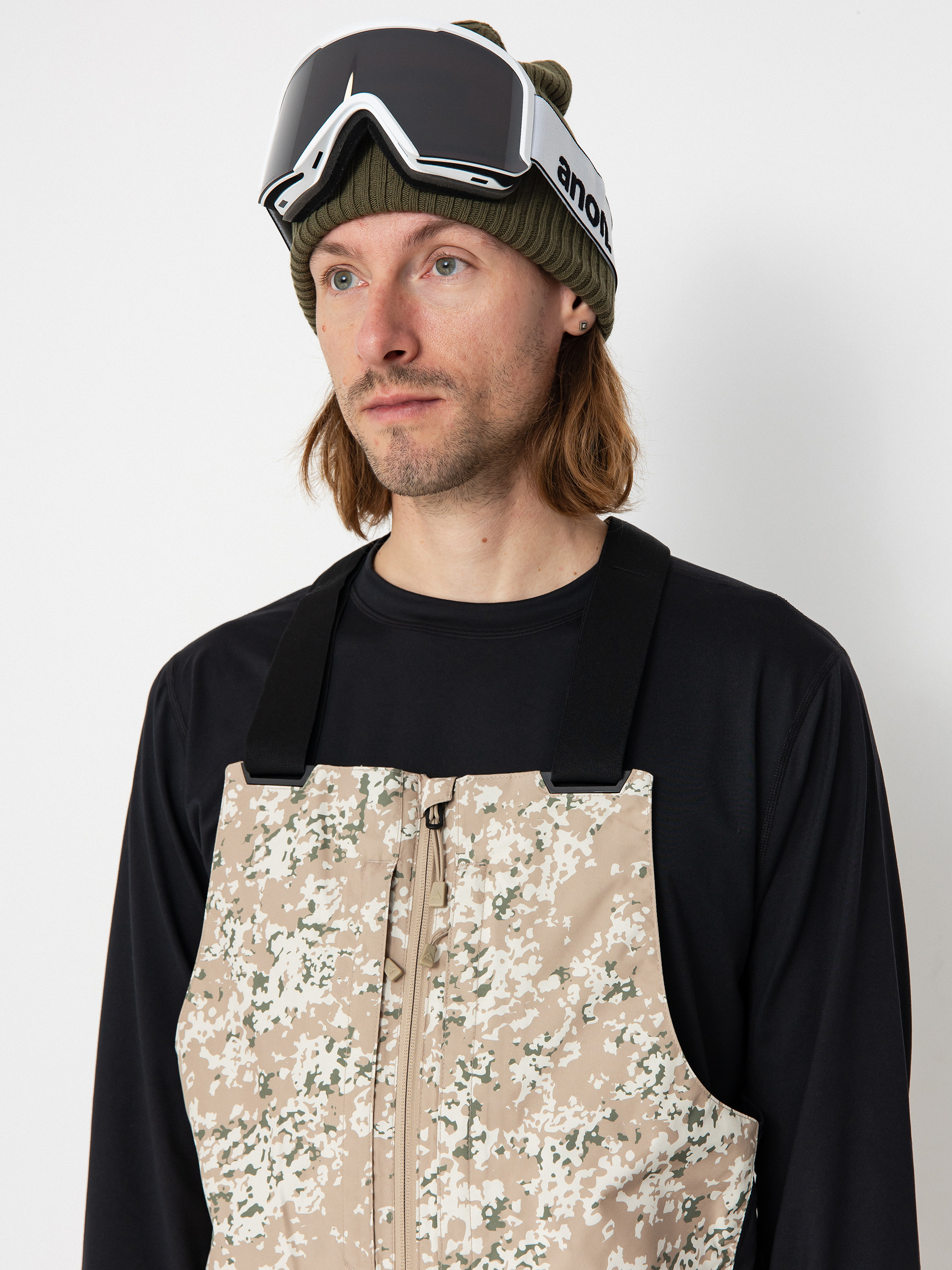 Mens Burton Snowboard pants Reserve Gore Tex Bib (snowfall camo)