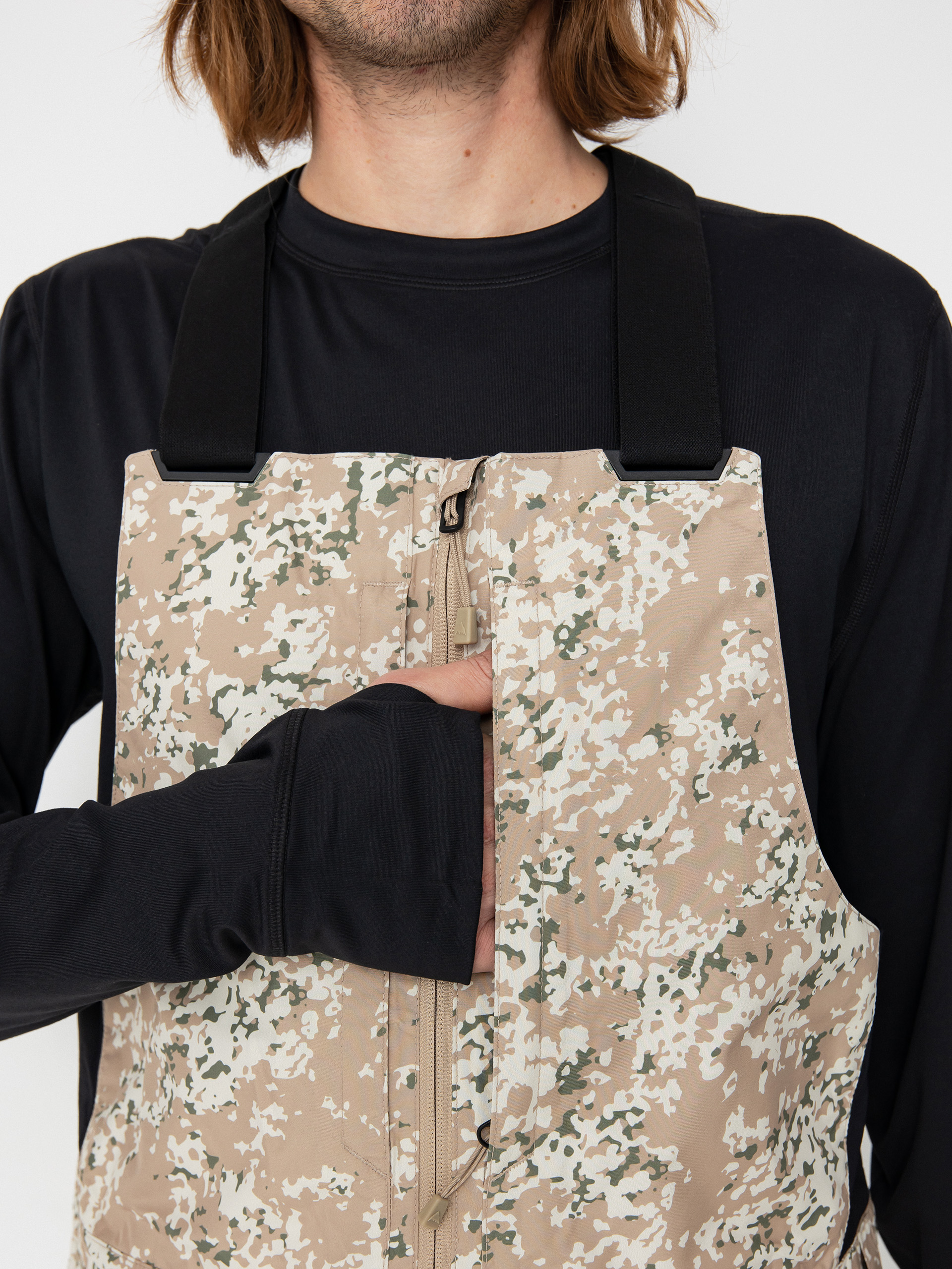 Mens Burton Snowboard pants Reserve Gore Tex Bib (snowfall camo)