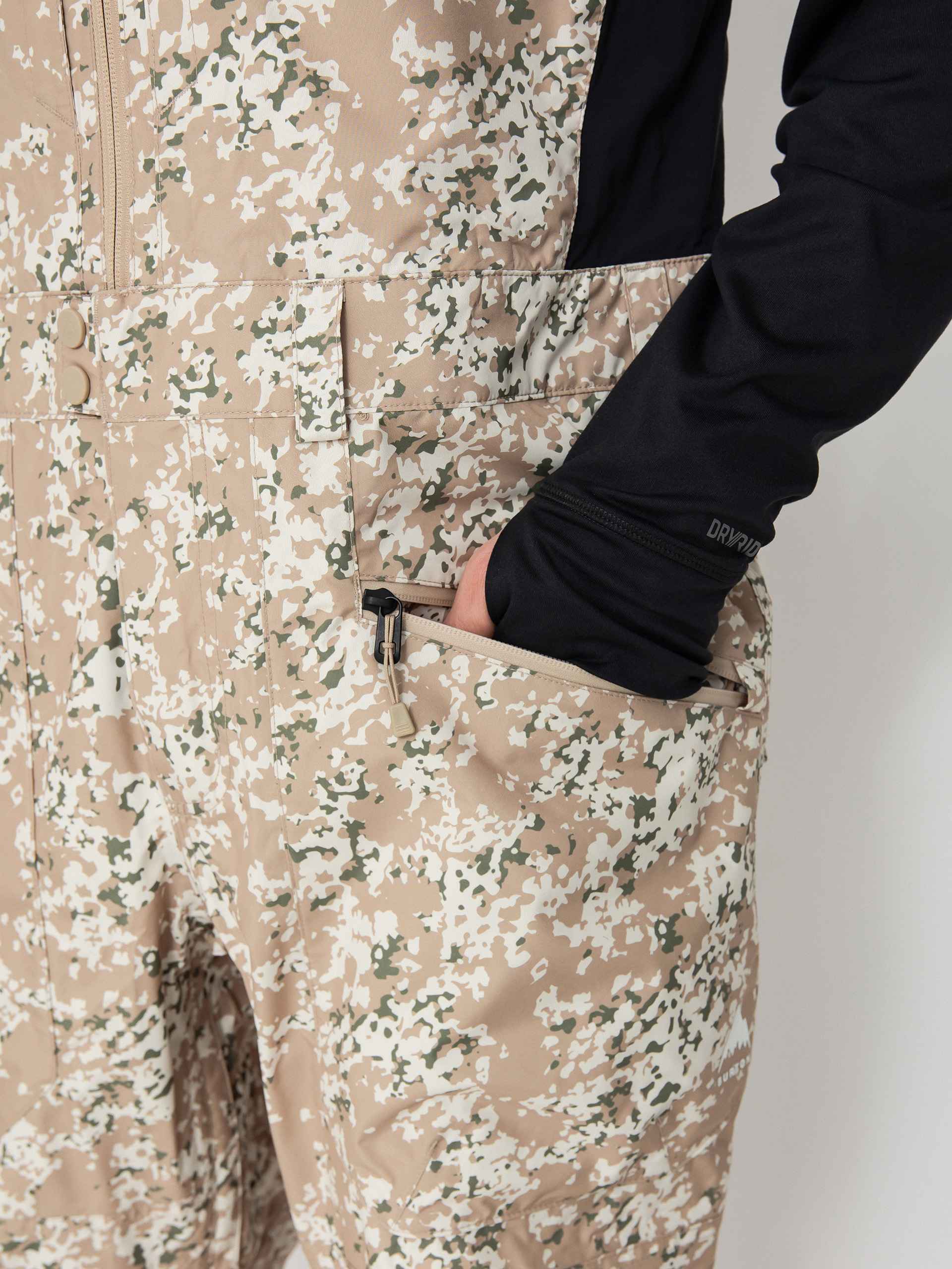 Mens Burton Snowboard pants Reserve Gore Tex Bib (snowfall camo)