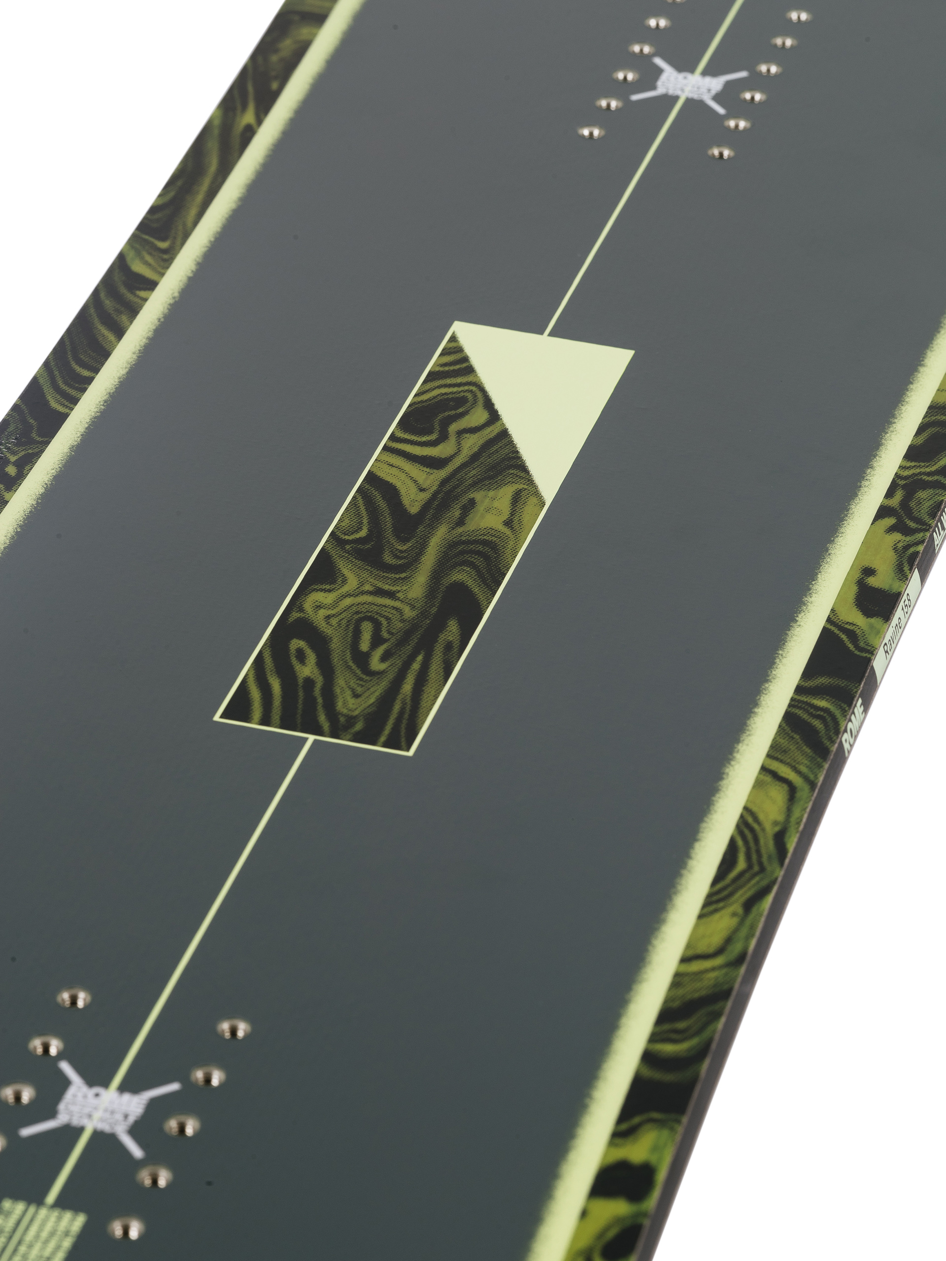 Rome Snowboard Ravine - black, green, multicolor