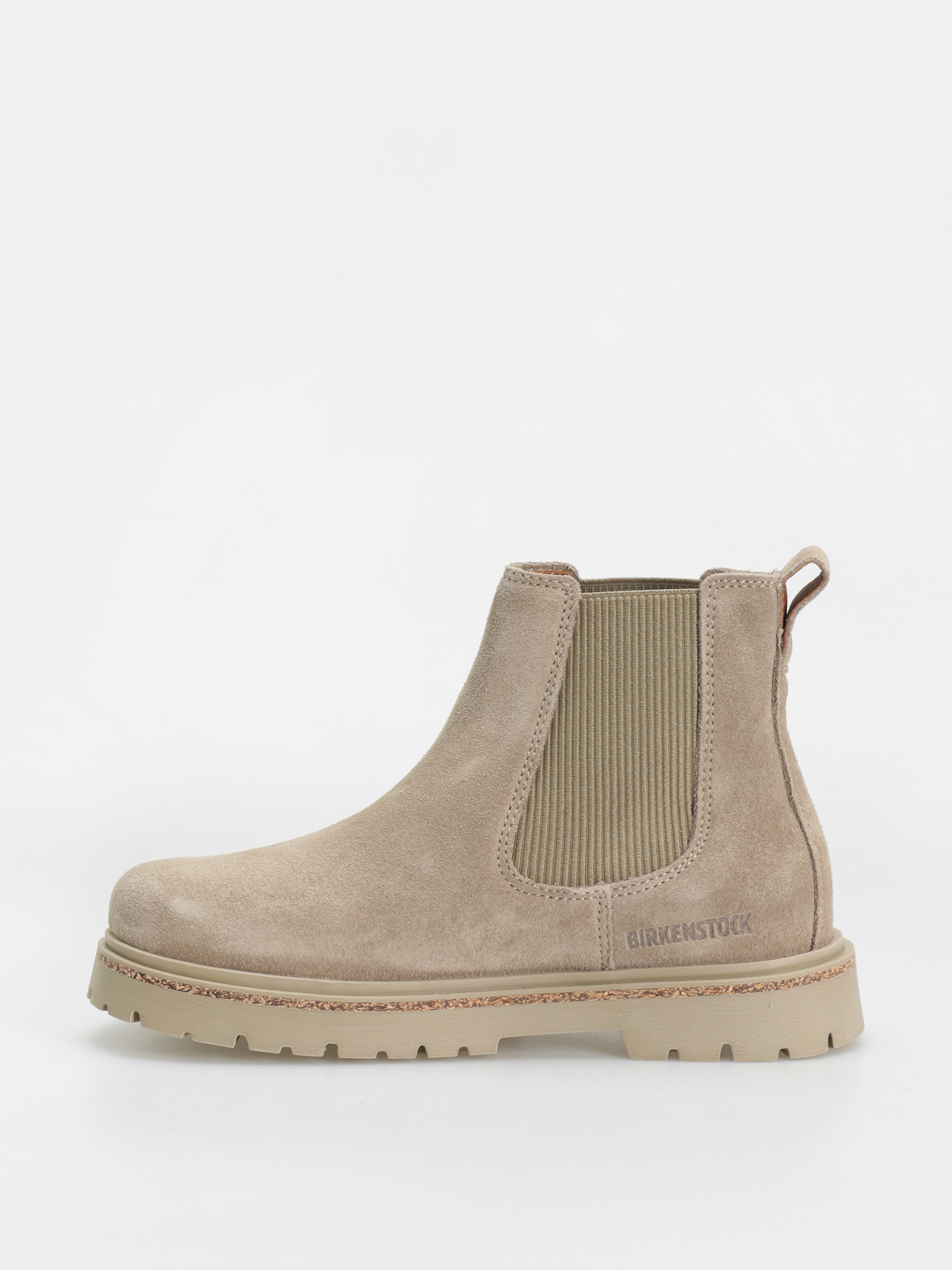 Birkenstock Highwood Slip On Women Suede Leather Narrow Wmn Shoes (taupe)