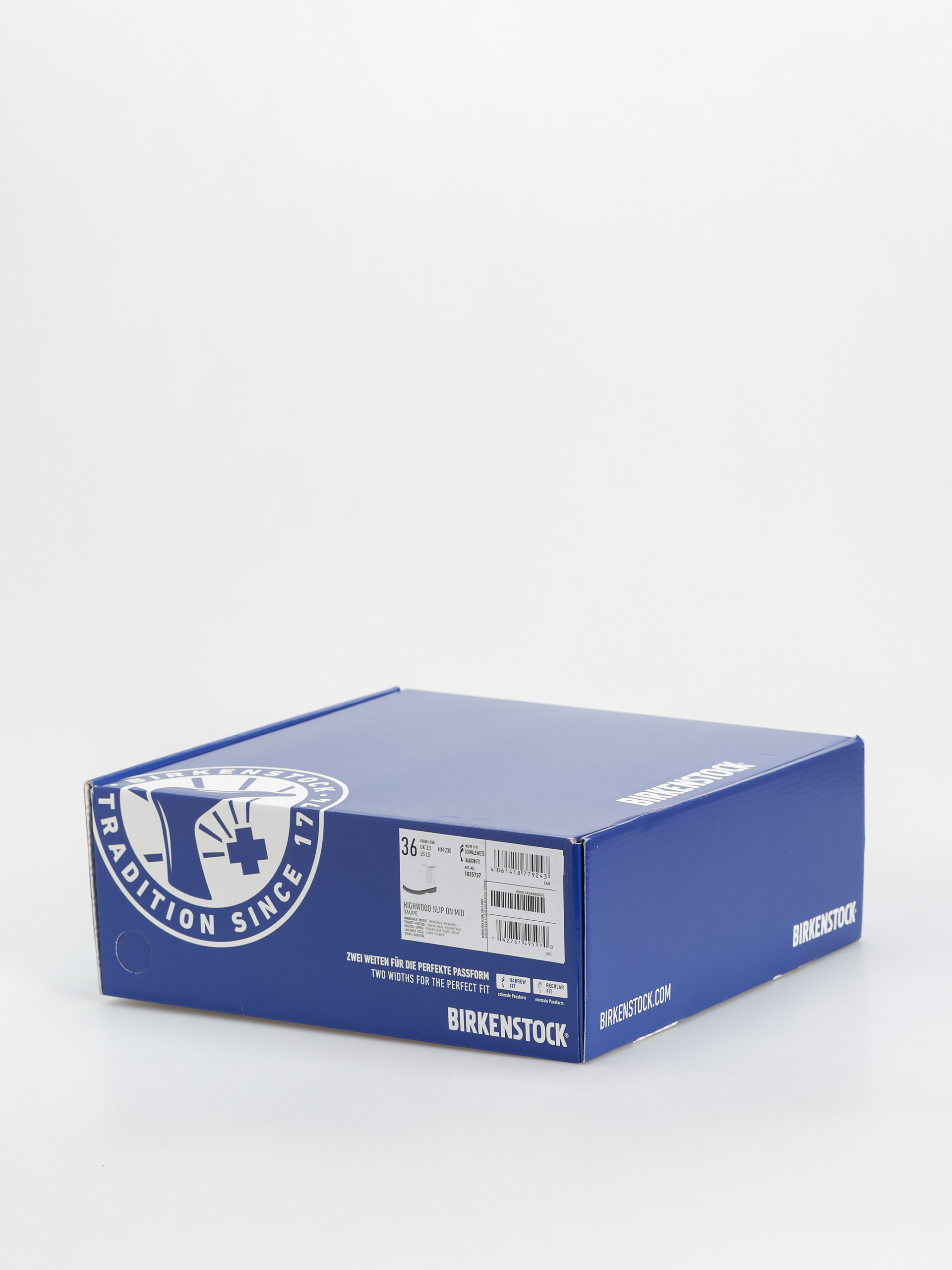 Birkenstock Highwood Slip On Women Suede Leather Narrow Wmn Schuhe (taupe)