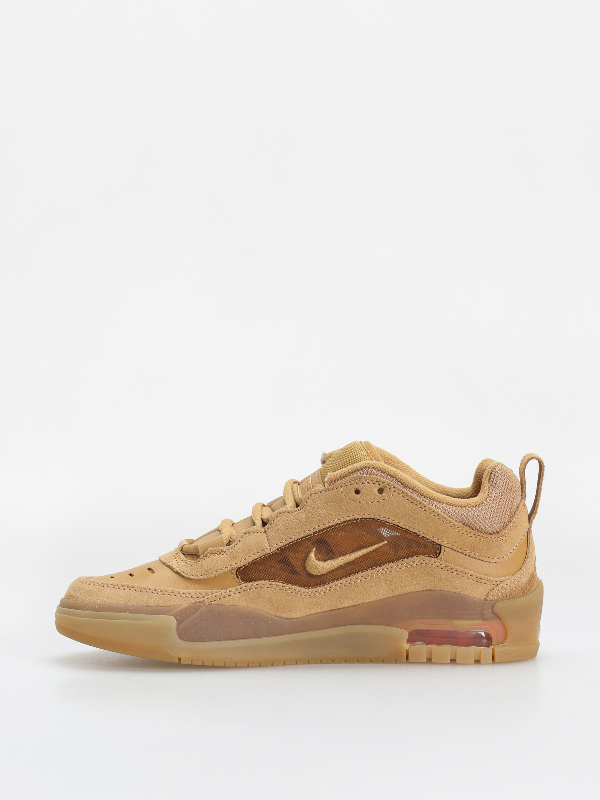Nike SB Air Max Ishod Shoes (flax/wheat flax safety orange)