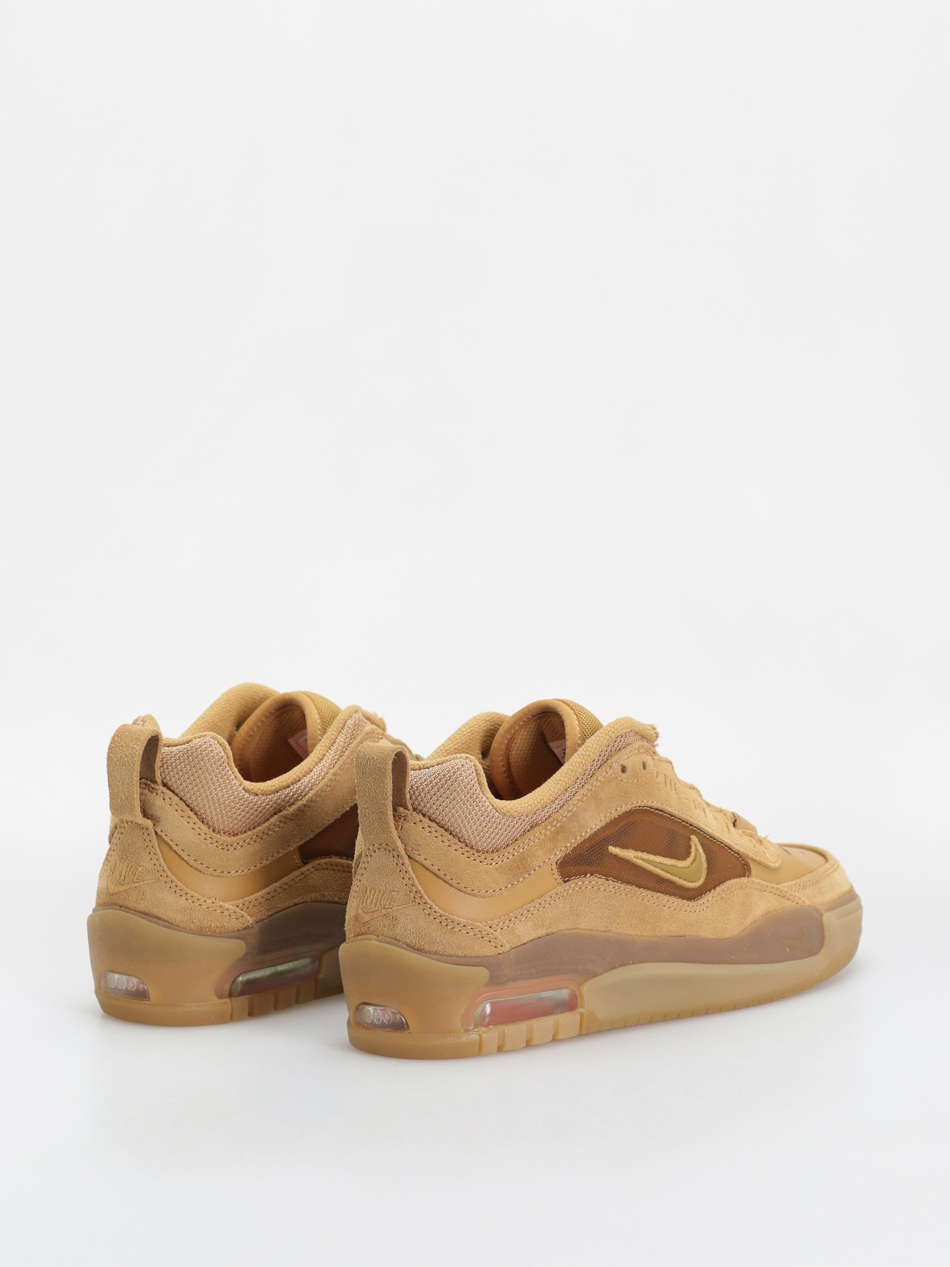 Nike SB Air Max Ishod Shoes (flax/wheat flax safety orange)