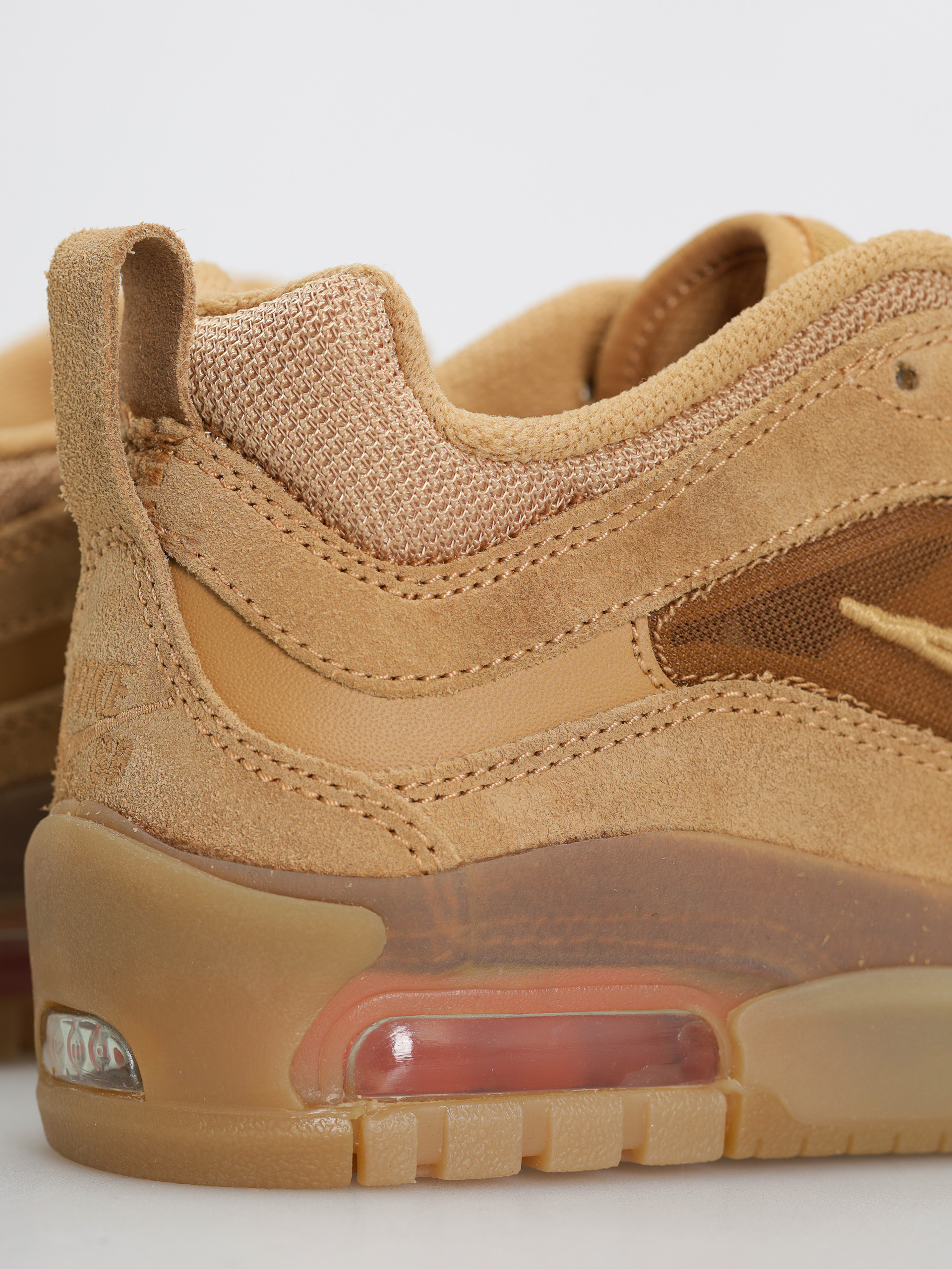 Nike SB Air Max Ishod Shoes (flax/wheat flax safety orange)