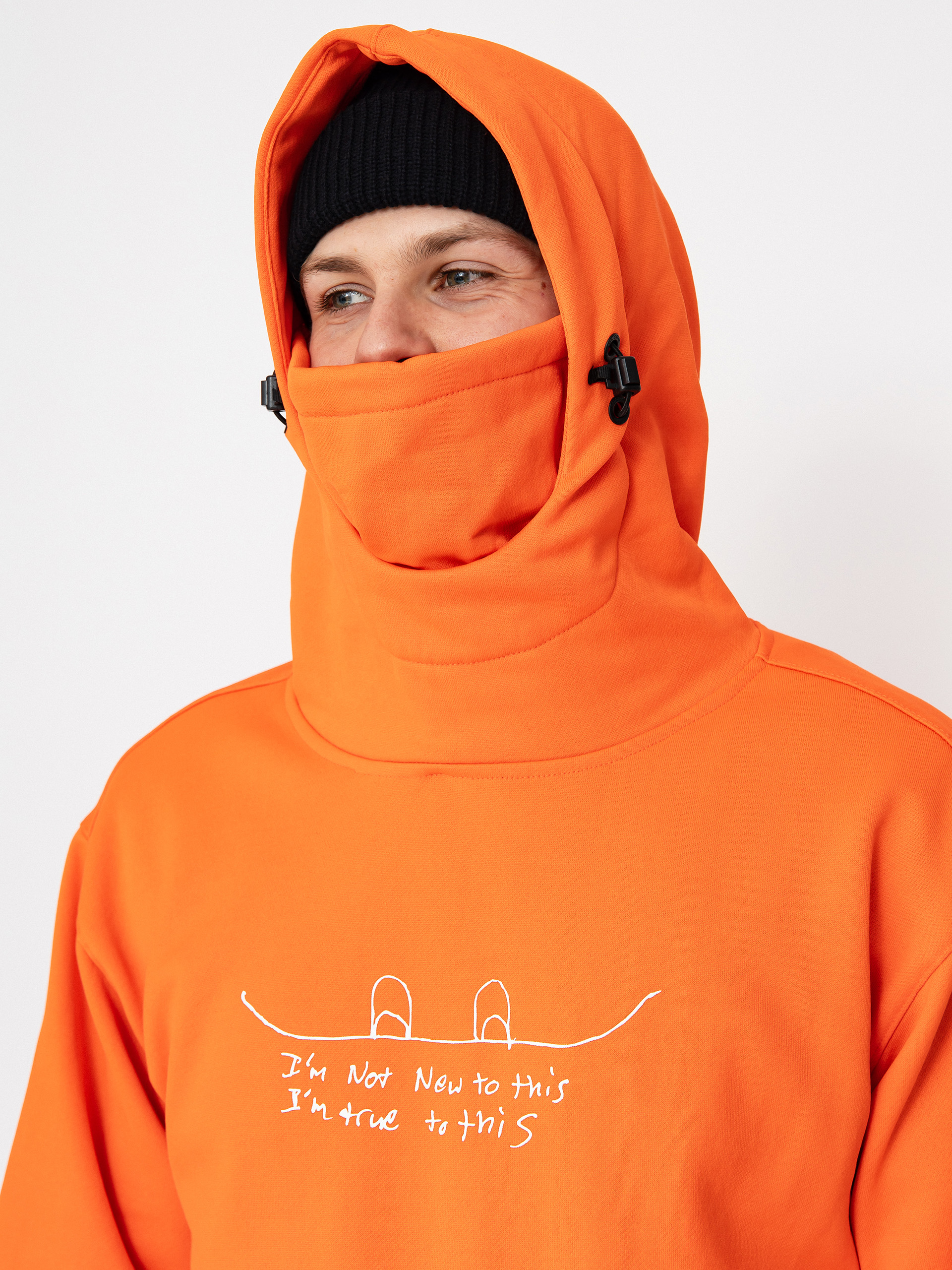 Herren Volcom Hydro Riding HD Aktives Sweatshirt (flame red)