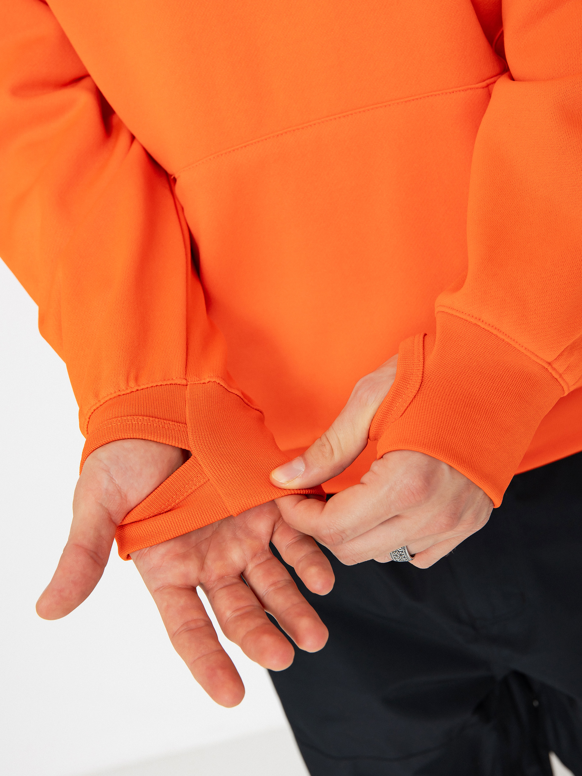 Herren Volcom Hydro Riding HD Aktives Sweatshirt (flame red)