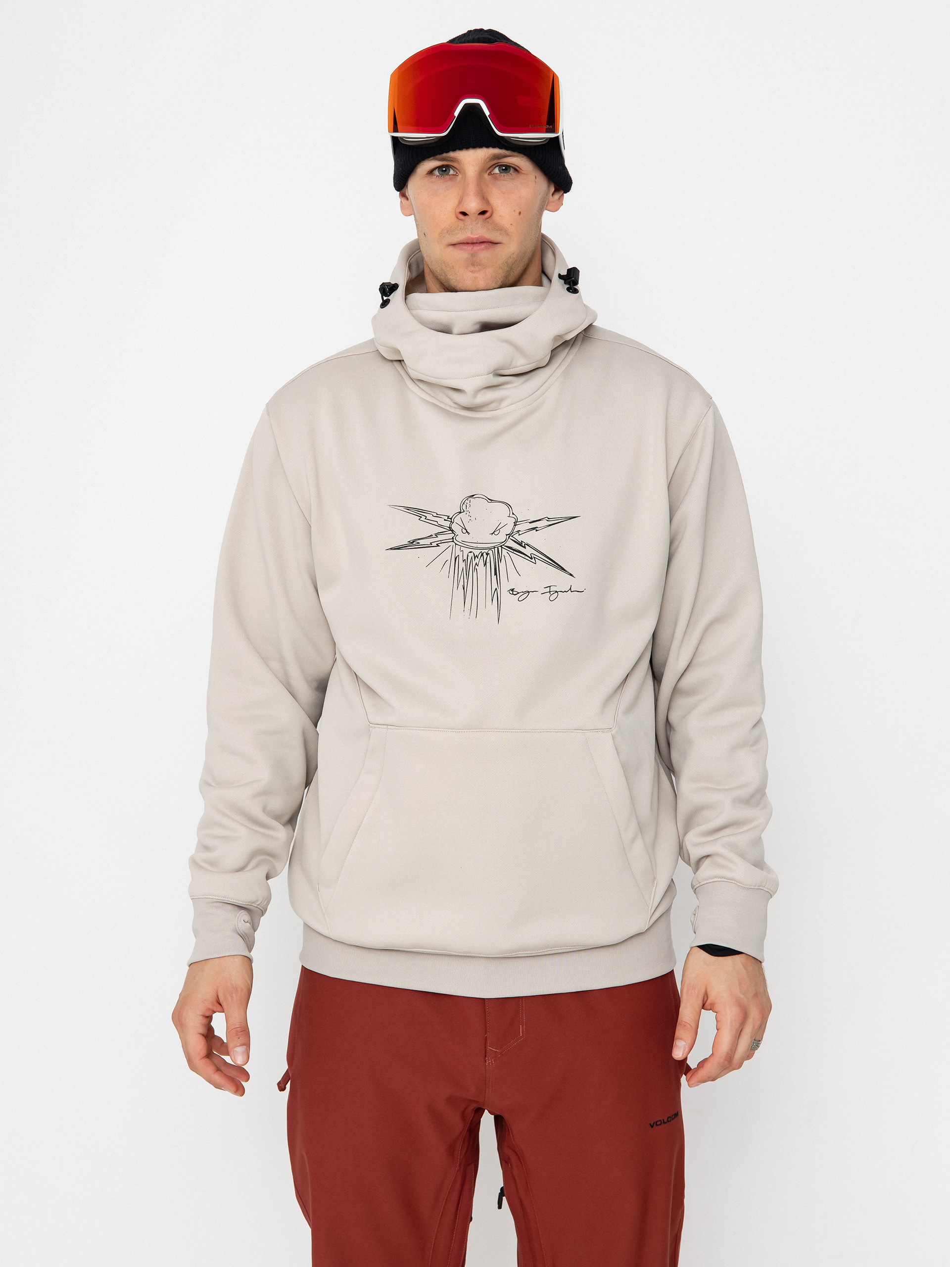 Volcom Hydro Riding HD Active sweatshirt (stone)