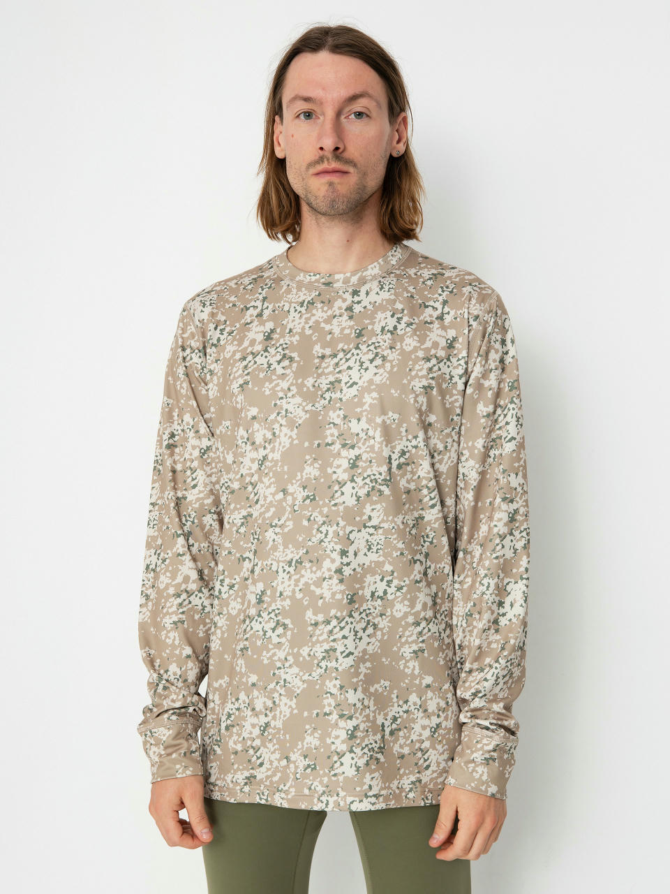 Burton Longsleeve Midweight Crew (snowfall camo)