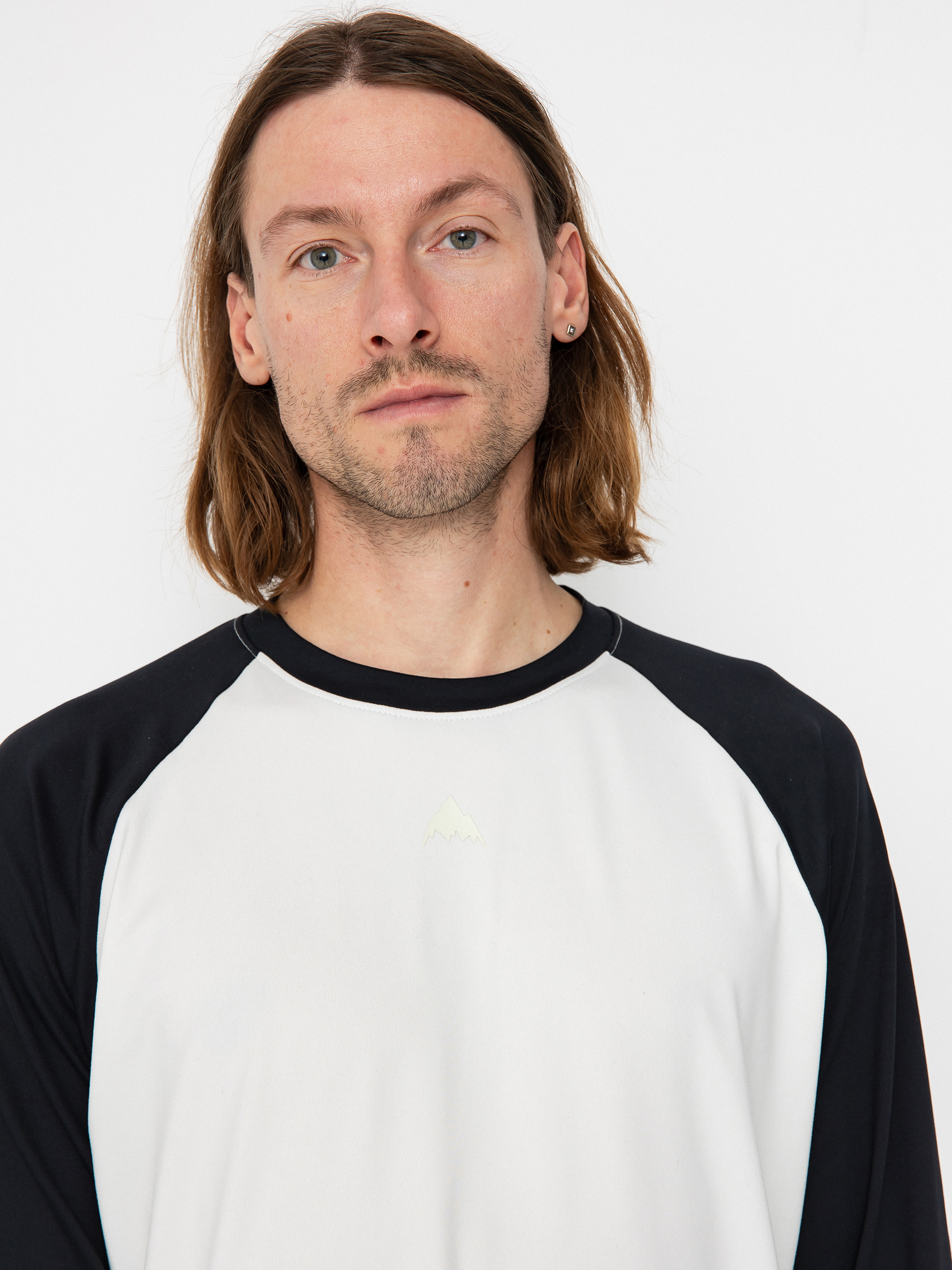 Burton Roadie Tech Midweight Crew Longsleeve (stout white/true black)